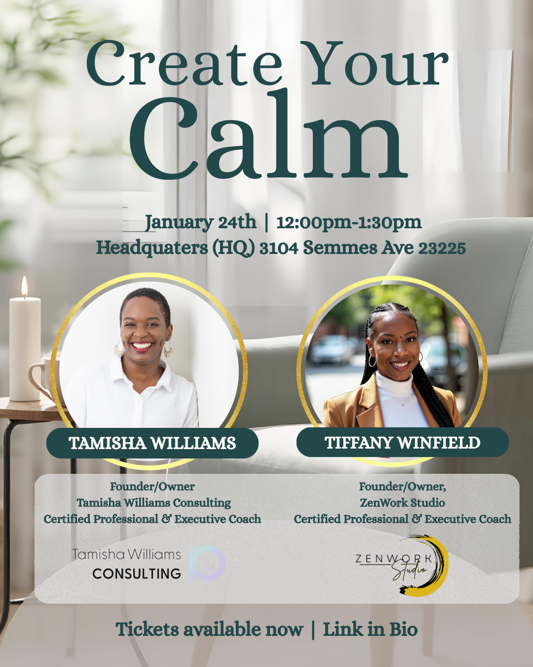 Create Your Calm: Where Wellness Comes First