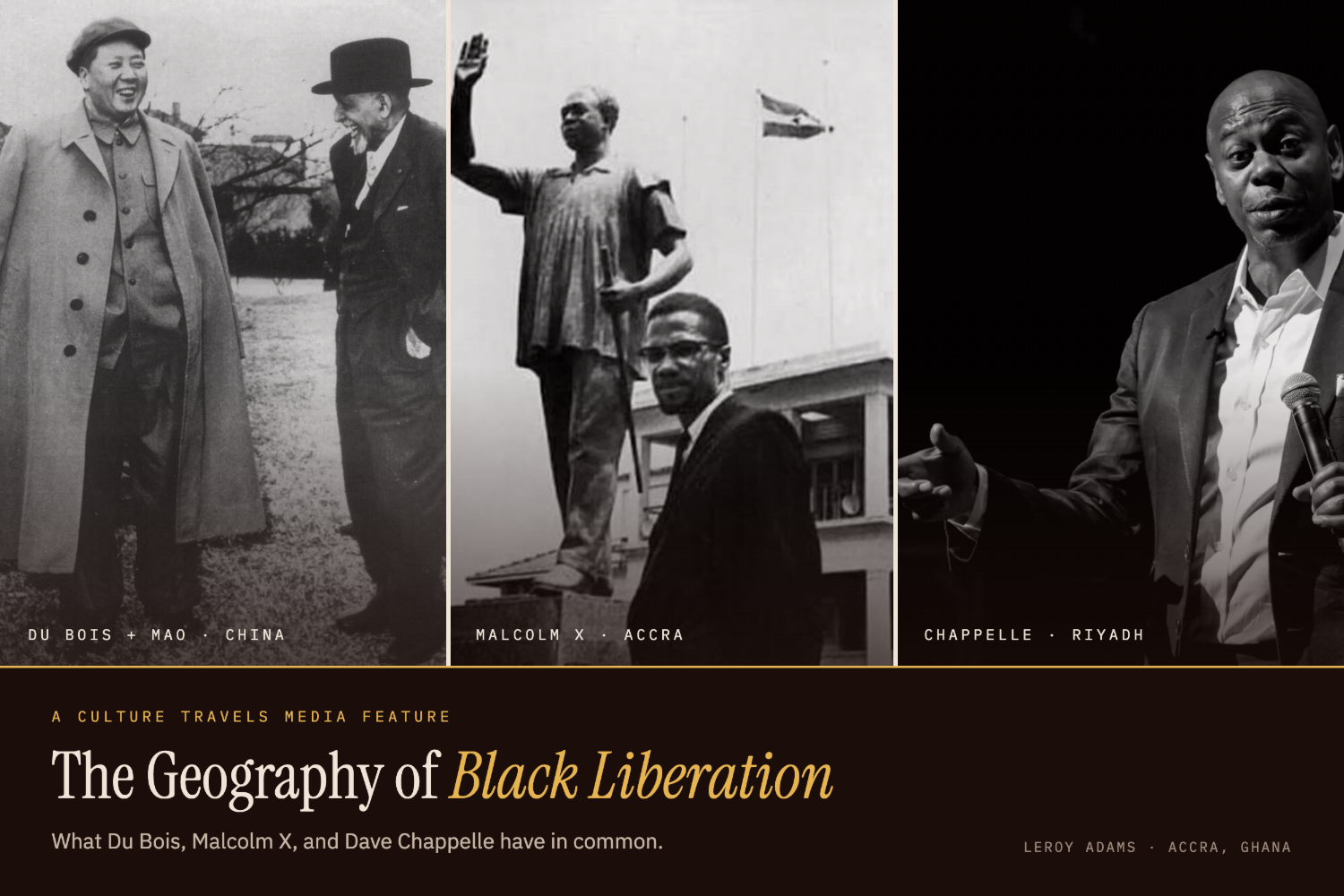 The Geography of Black Liberation: What Du Bois, Malcolm X, and Dave Chappelle Have in Common&nbsp;
