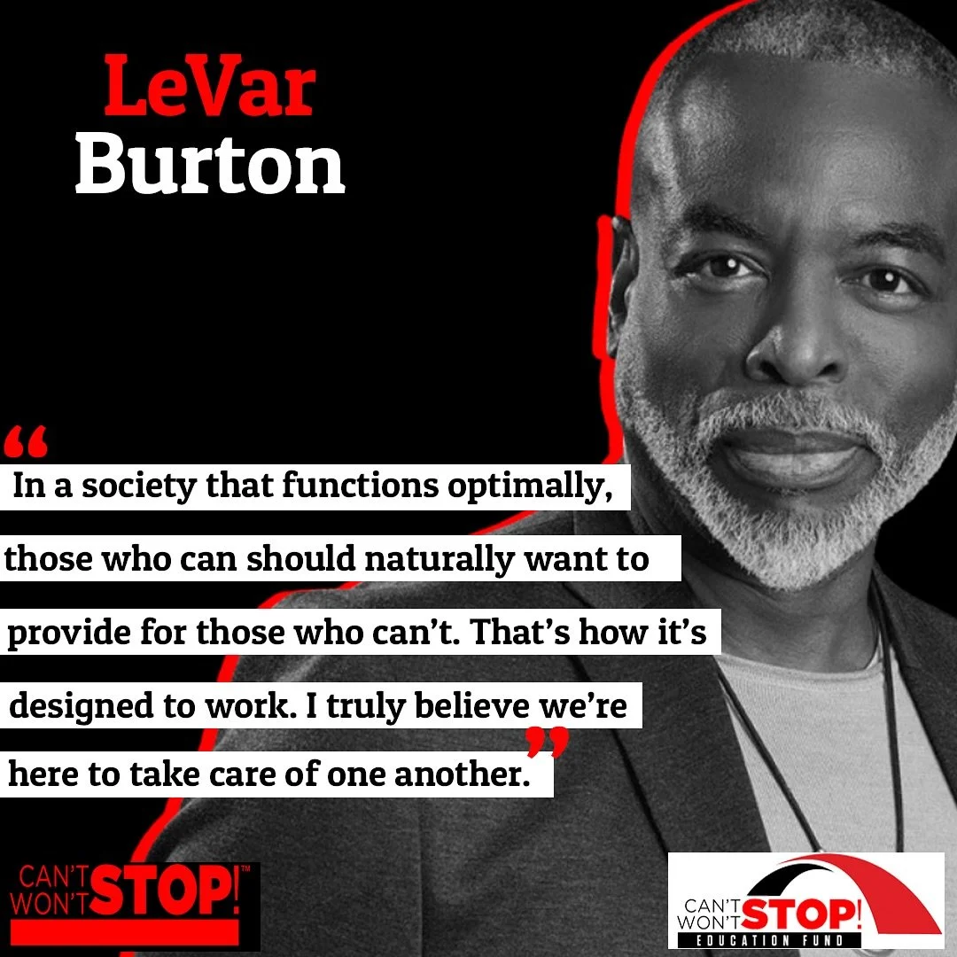 📚🌟 Today, we celebrate LeVar Burton &mdash; actor, director, author, and beloved host of Reading Rainbow, known for his iconic roles in Roots and Star Trek. We honor his enduring message about community responsibility and the importance of taking c