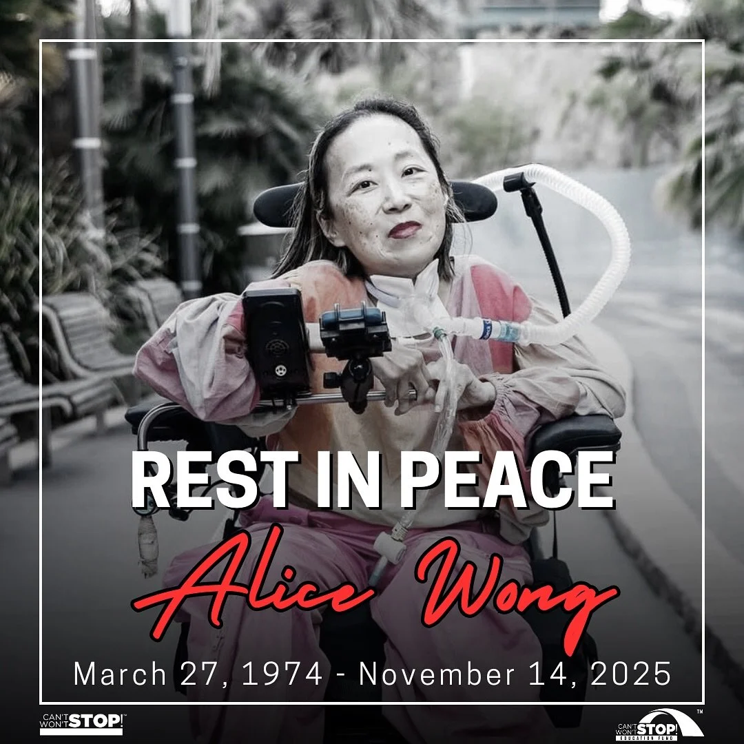With heavy hearts, we honor the passing of our friend Alice Wong. A fierce disability justice activist, storyteller, and community builder, Alice transformed the world through her passion, voice and vision. We&rsquo;re grateful for the many times we 