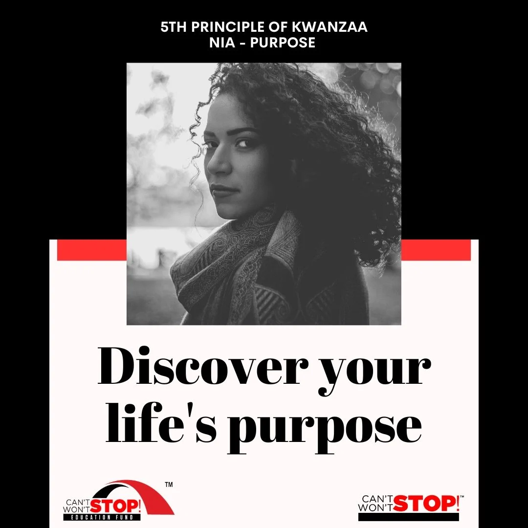 #CSWSConsulting and #CSWSEdFund celebrate #Kwanzaa 🖤💚❤️

Day Five of Kwanzaa is Nia&mdash;Swahili for purpose. 

Today, we light the fifth candle and honor the call to dedicate our collective work to building and uplifting our community, restoring 