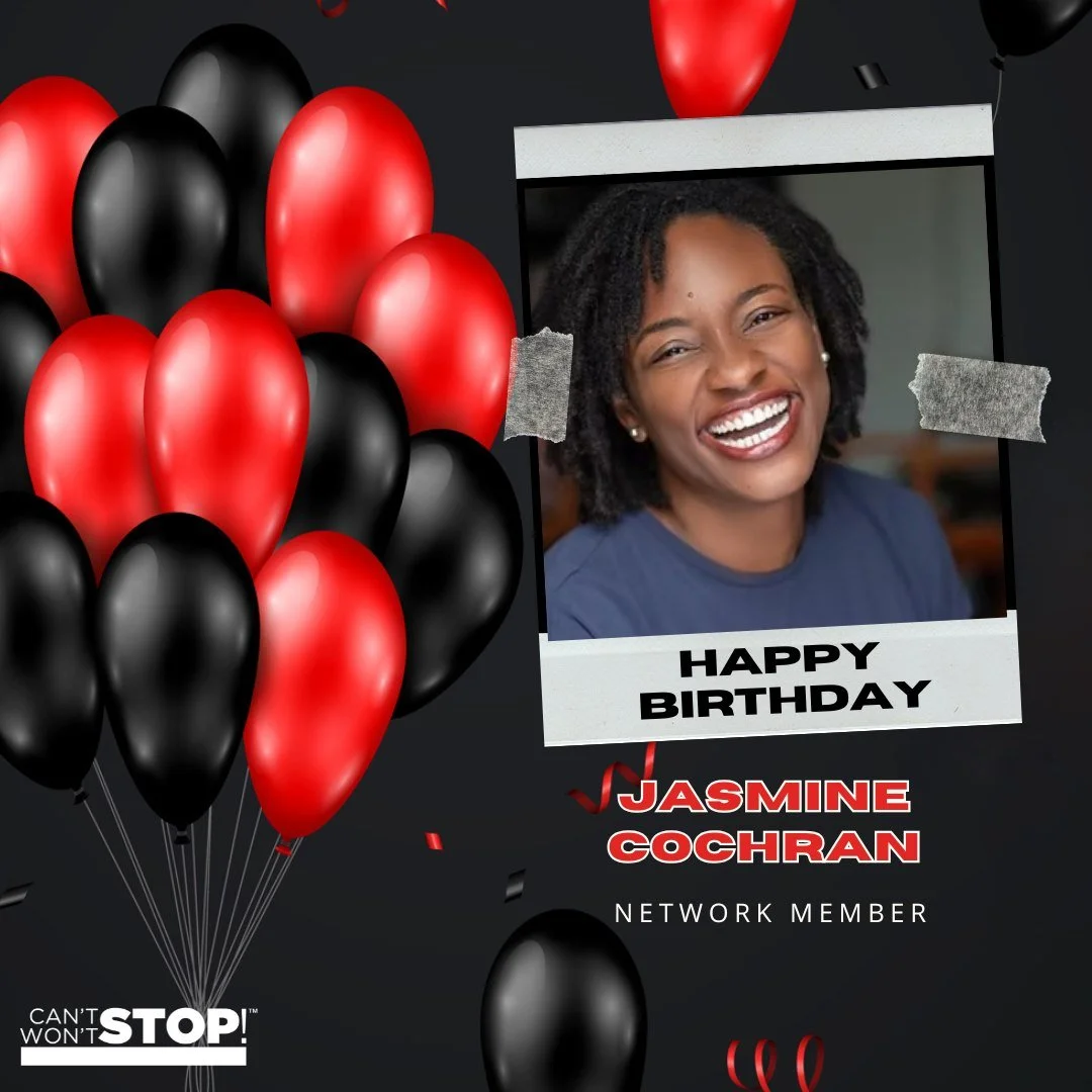 We are sending a very special happy birthday shout-out to our Network Member, Jasmine Cochran!

We hope you have a great day, and may the year ahead be one of the best yet! 
#HappyBirthday #NetworkMember #CSWSConsulting

Image Description: Black imag
