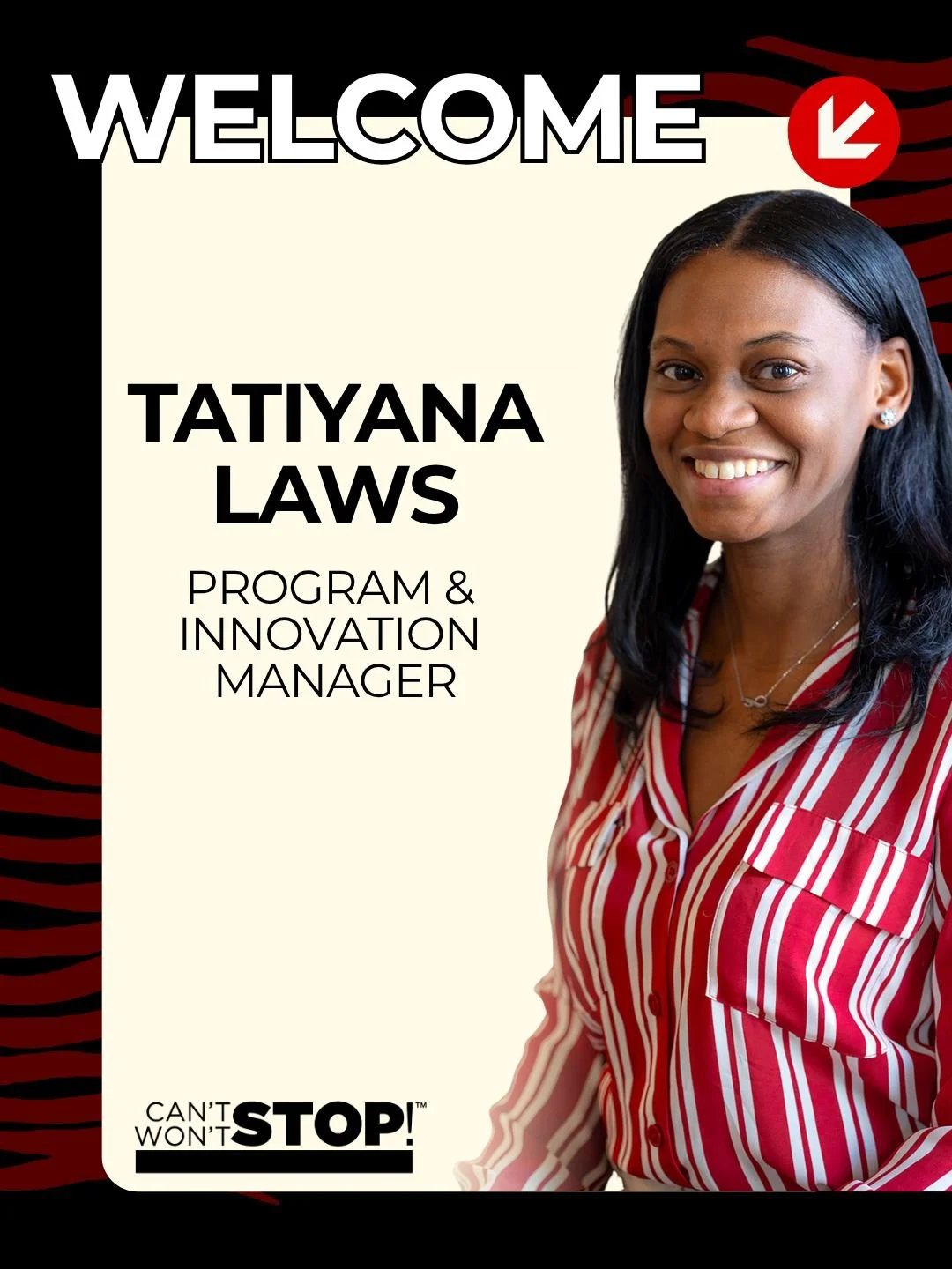 Strong leadership is rooted in connection, vision, and the ability to bring people together to create meaningful change.

We&rsquo;re excited to welcome Tatiyana Laws to the team as our Program &amp; Innovation Manager.

Tatiyana&rsquo;s work sits at