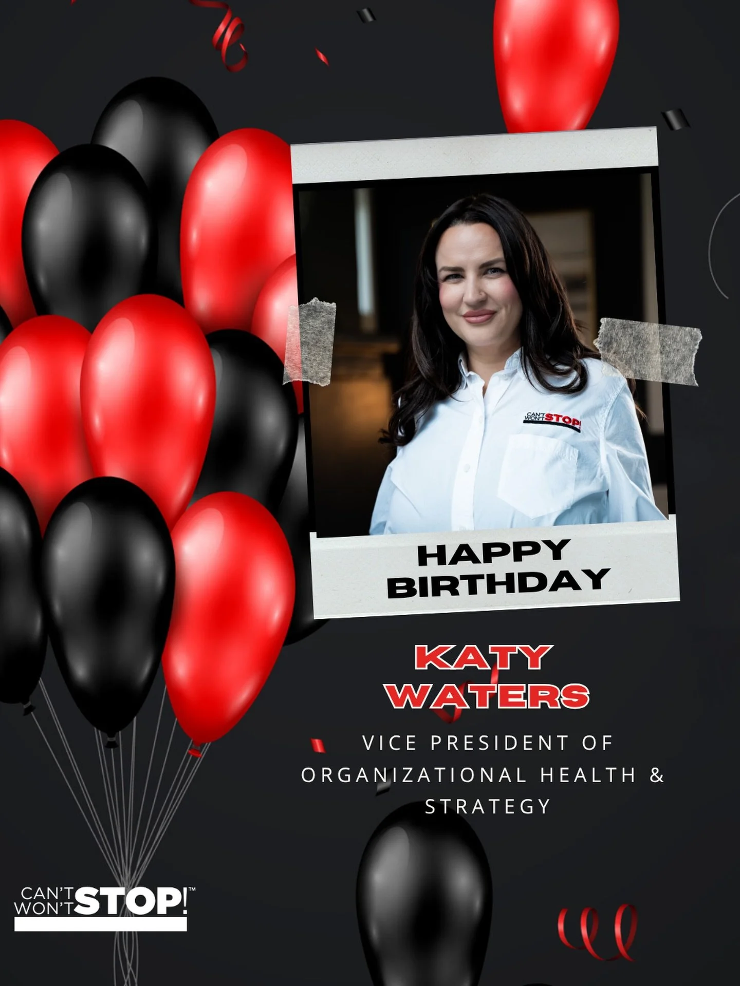 We are sending a very special happy birthday shout-out to our VP of Organizational Health &amp; Strategy, Katy Waters!

We hope you have a great day, and may the year ahead be one of the best yet!&nbsp;

#HappyBirthday #VicePresident &nbsp;#CSWSConsu