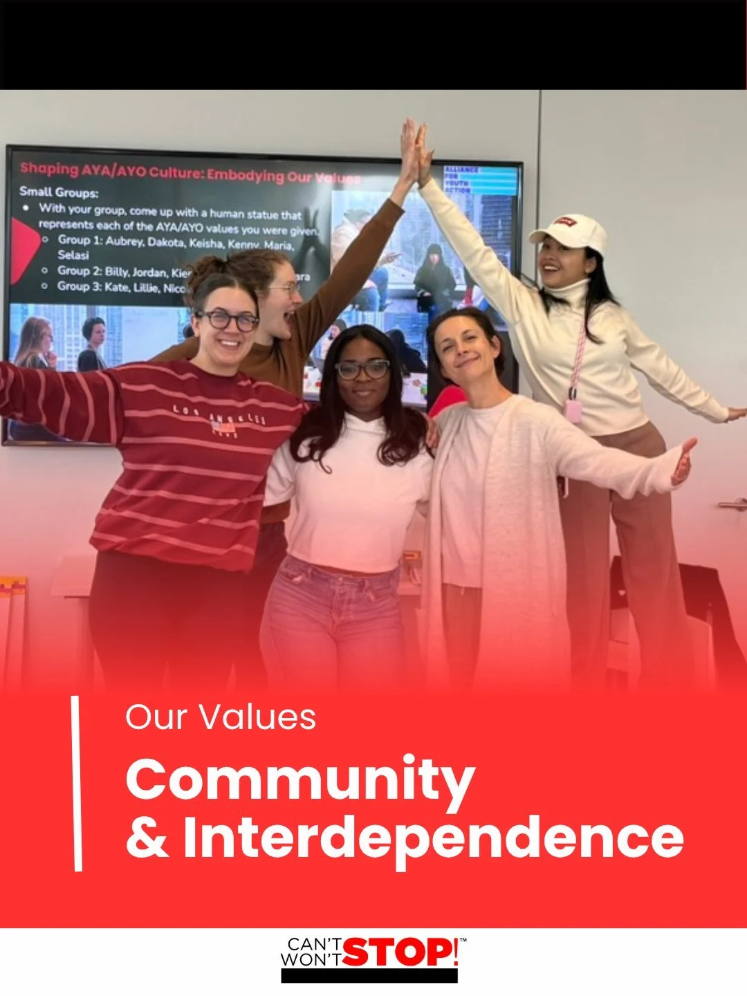 Community &amp; interdependence is one of our core values under our new strategic foundation updates.

We commit to mutual presence, shared learning, and meaningful relationships. We believe thriving requires interdependence and collective responsibi