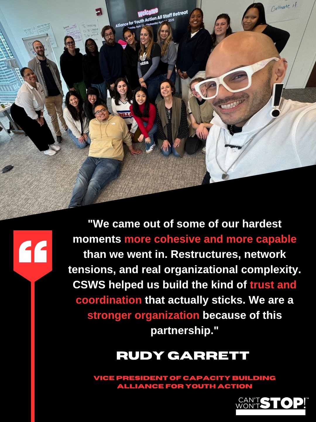 Strong leadership is built through learning and the willingness to grow through every stage of the journey. We truly enjoyed partnering with our friends at the Alliance for Youth Action as they continued developing their leadership impact.

We&rsquo;