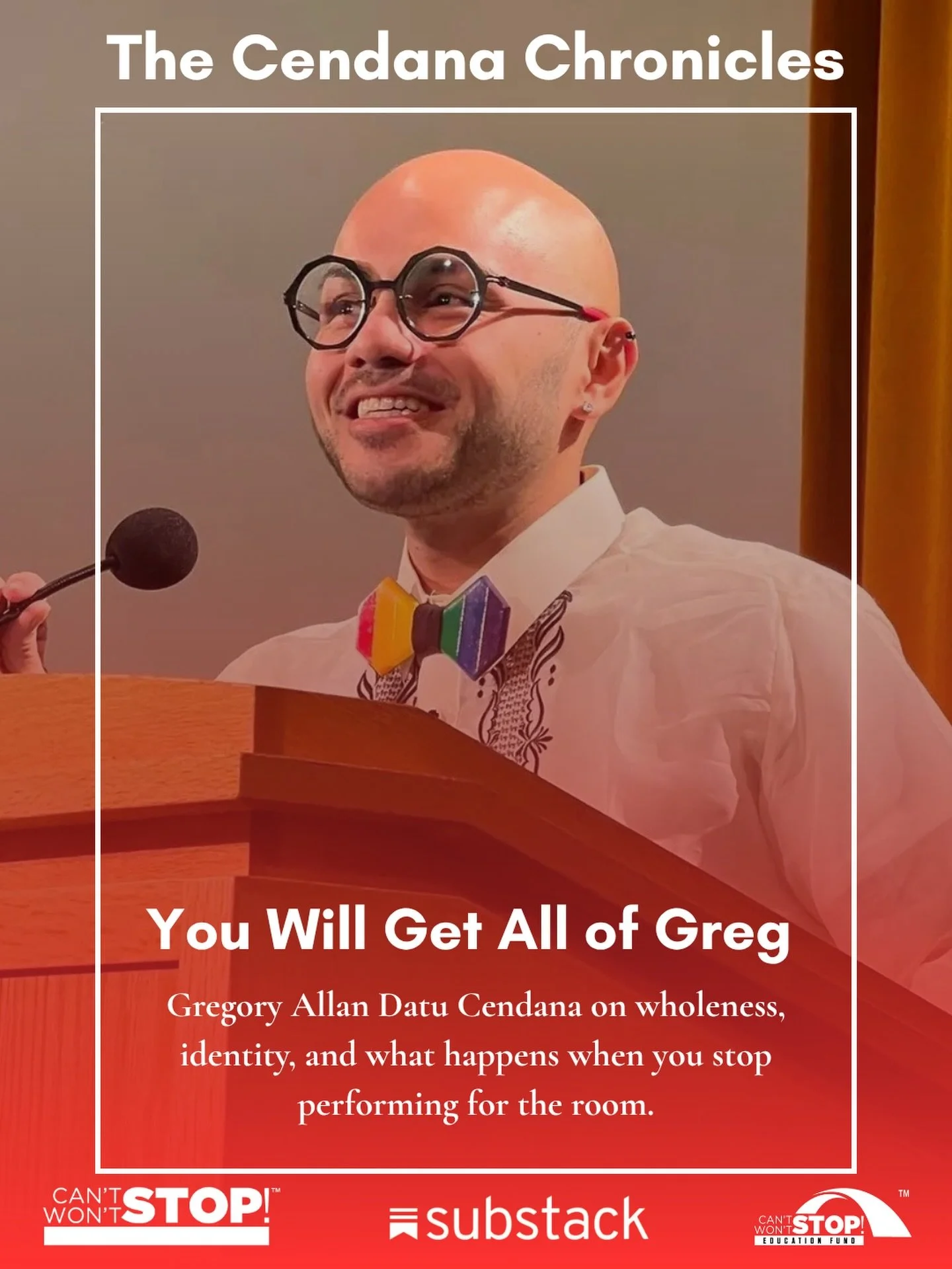 We&rsquo;re excited to announce the newest addition to &ldquo;The Cendana Chronicles, &ldquo;the Substack from our President &amp; Co-Founder, Gregory Allan Datu Cendana.

In his latest post, Gregory reflects on wholeness, identity, and what happens 