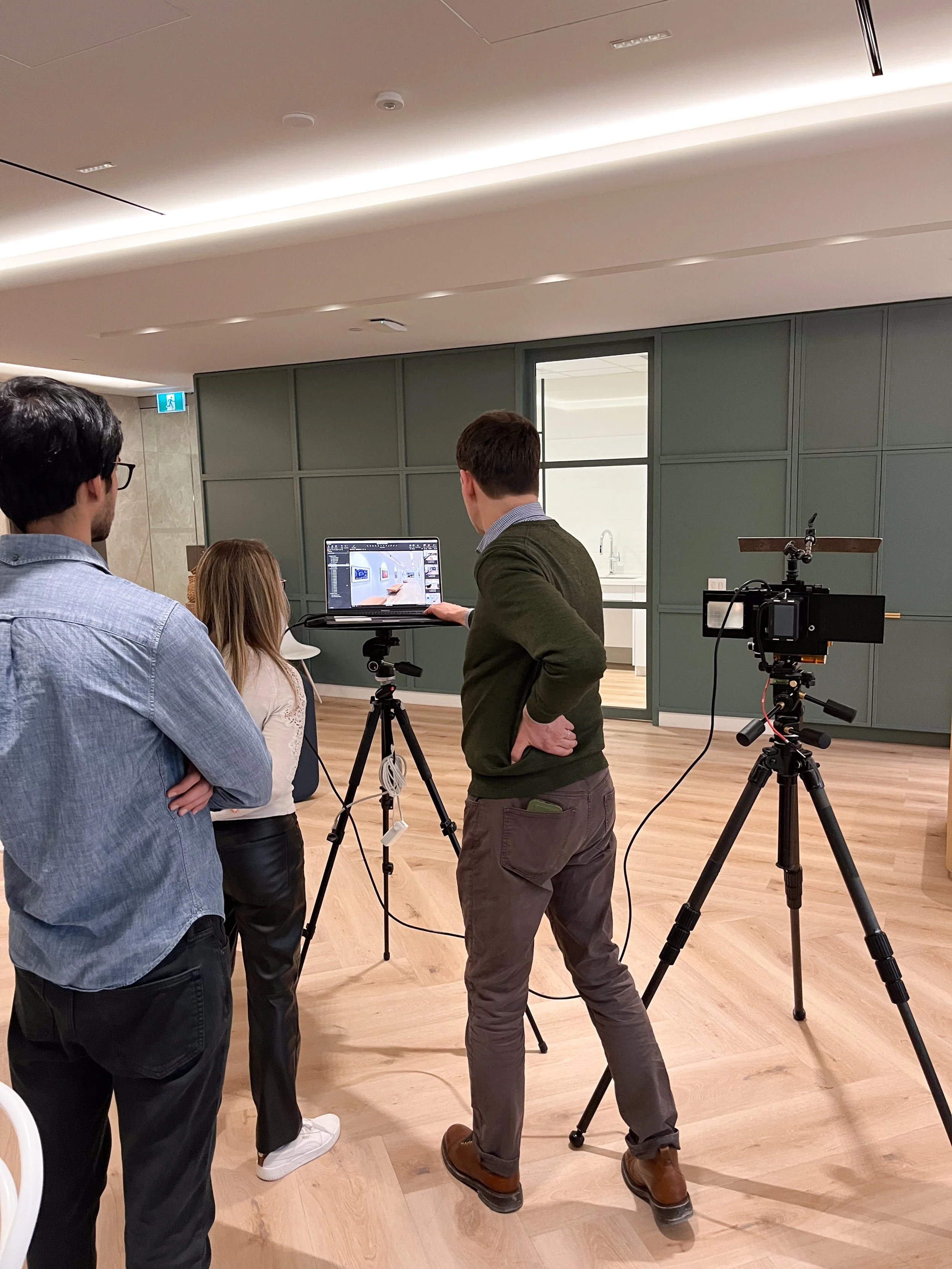 Behind the scenes with A-Frame on location at