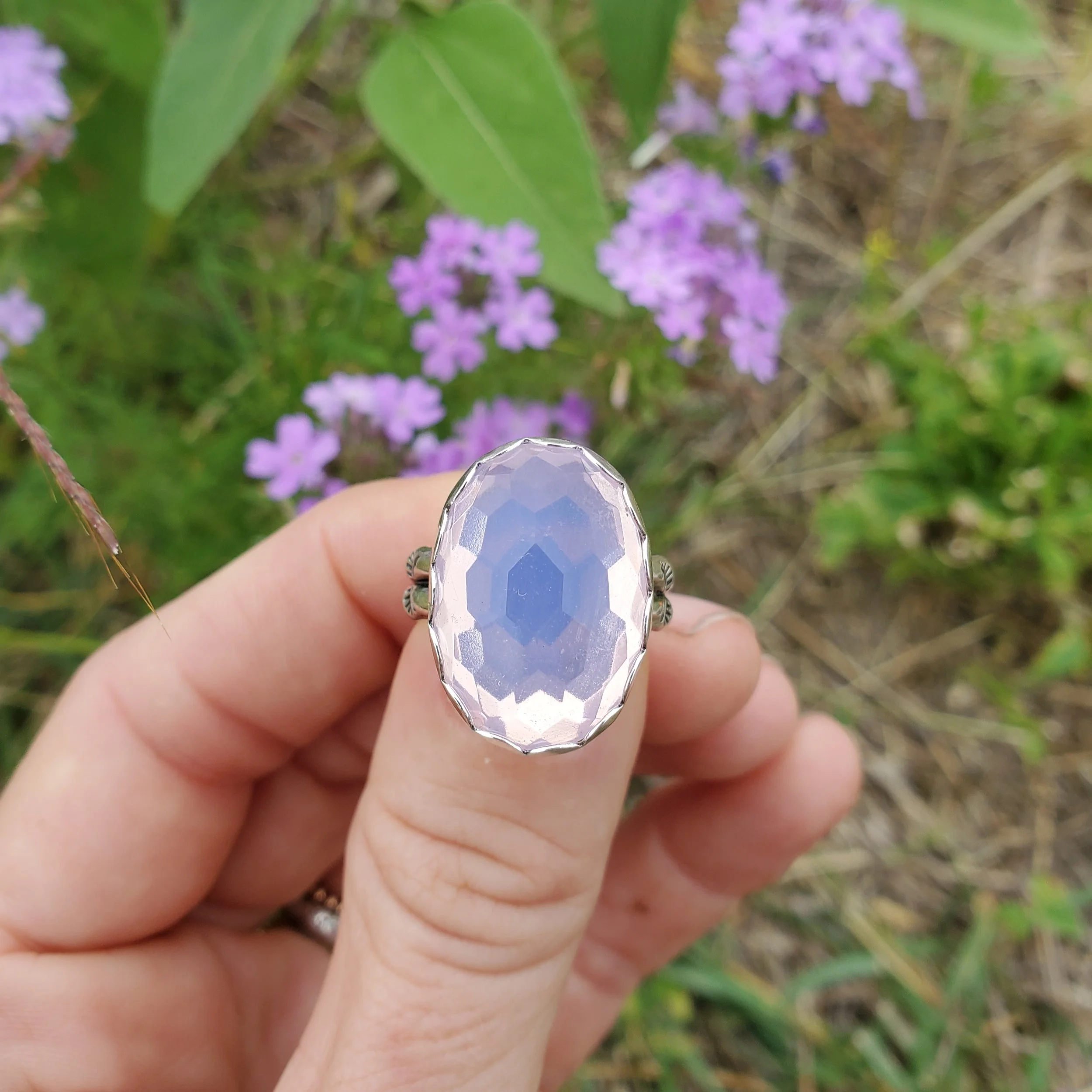 Lavender Quartz Ring US 8