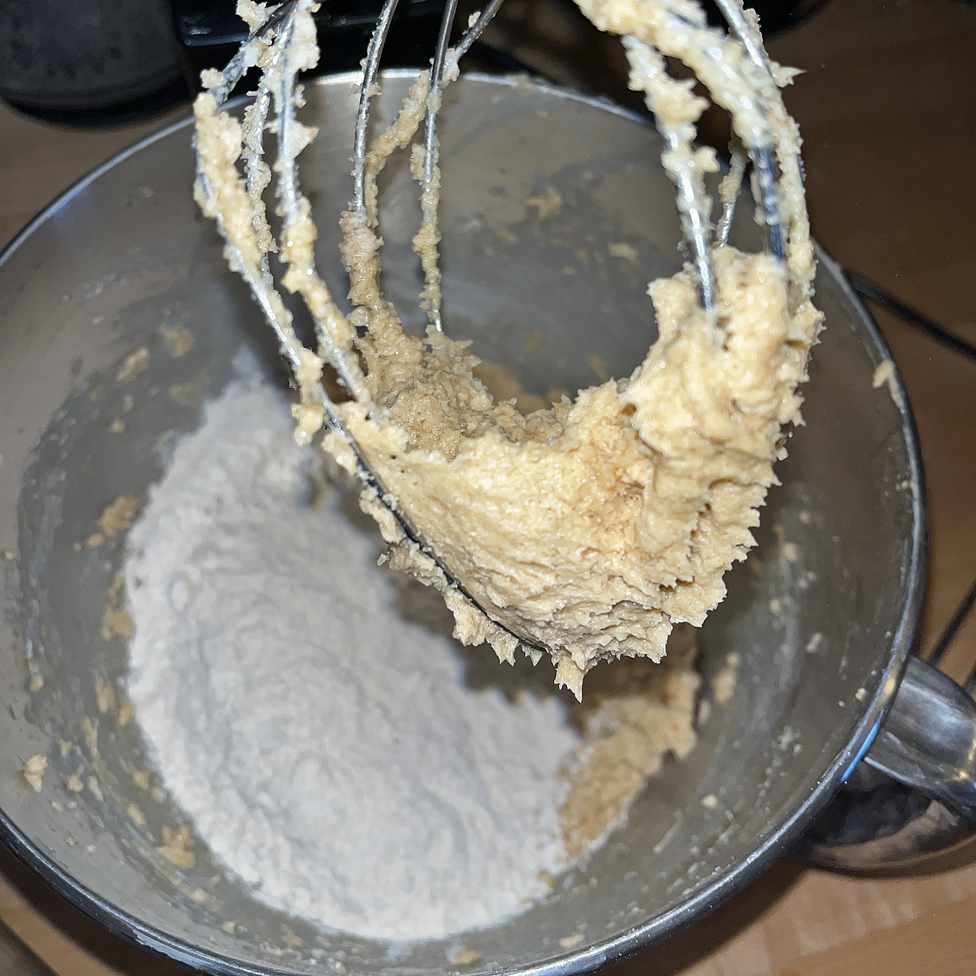 Add flour mixture.
