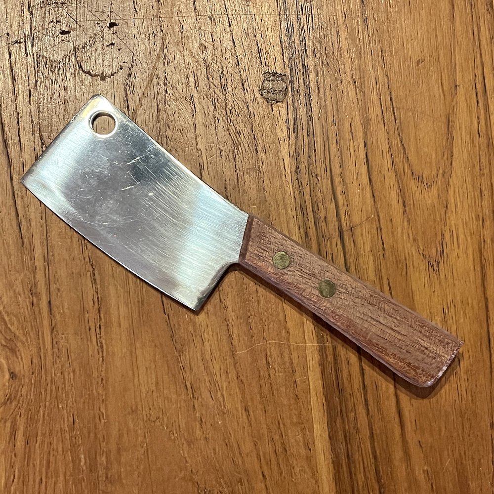 Miniature Butcher Knife, Oddities Curiosities, Tiny Cooking Cleaver 