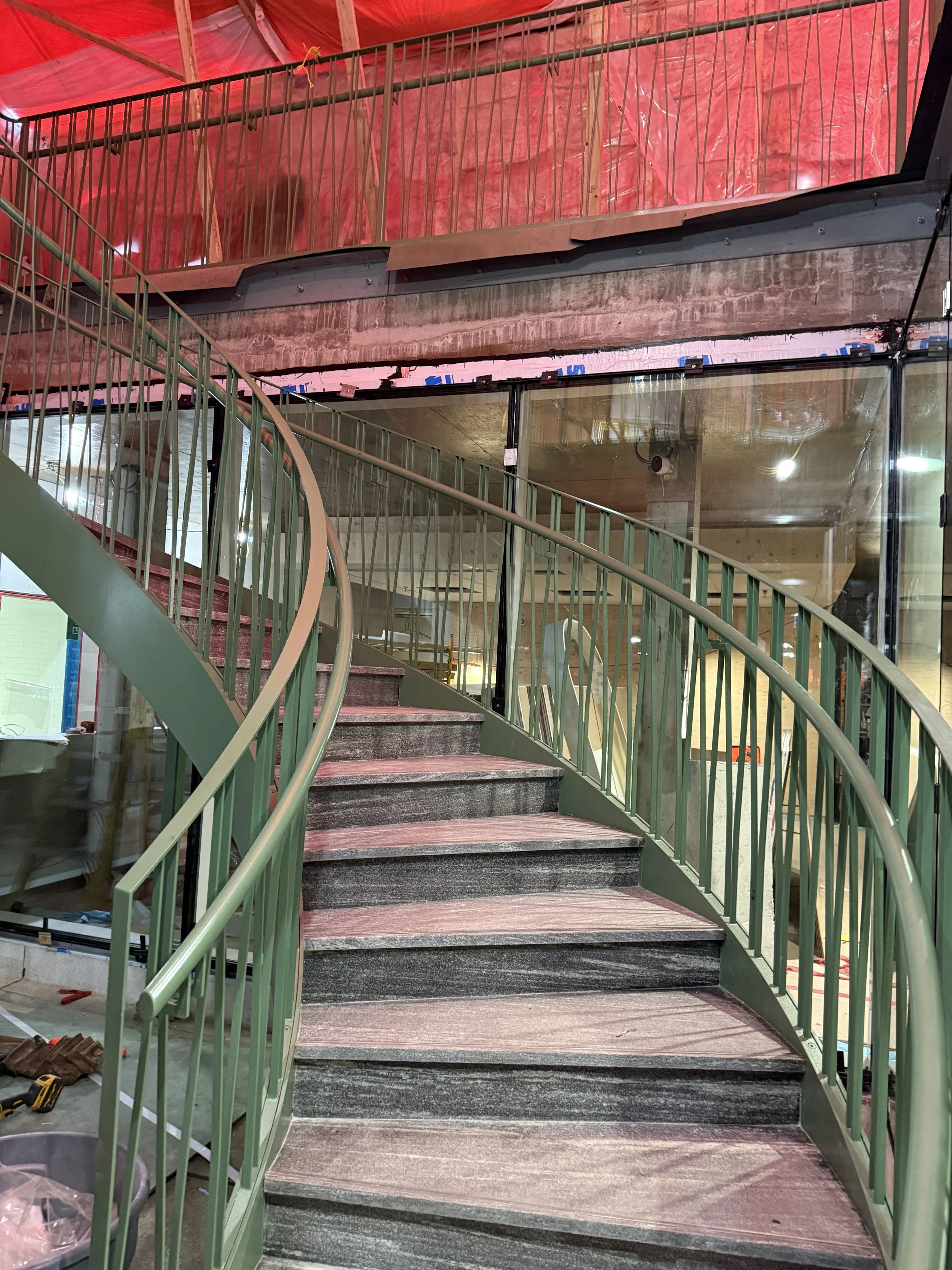Stairwell to terrace