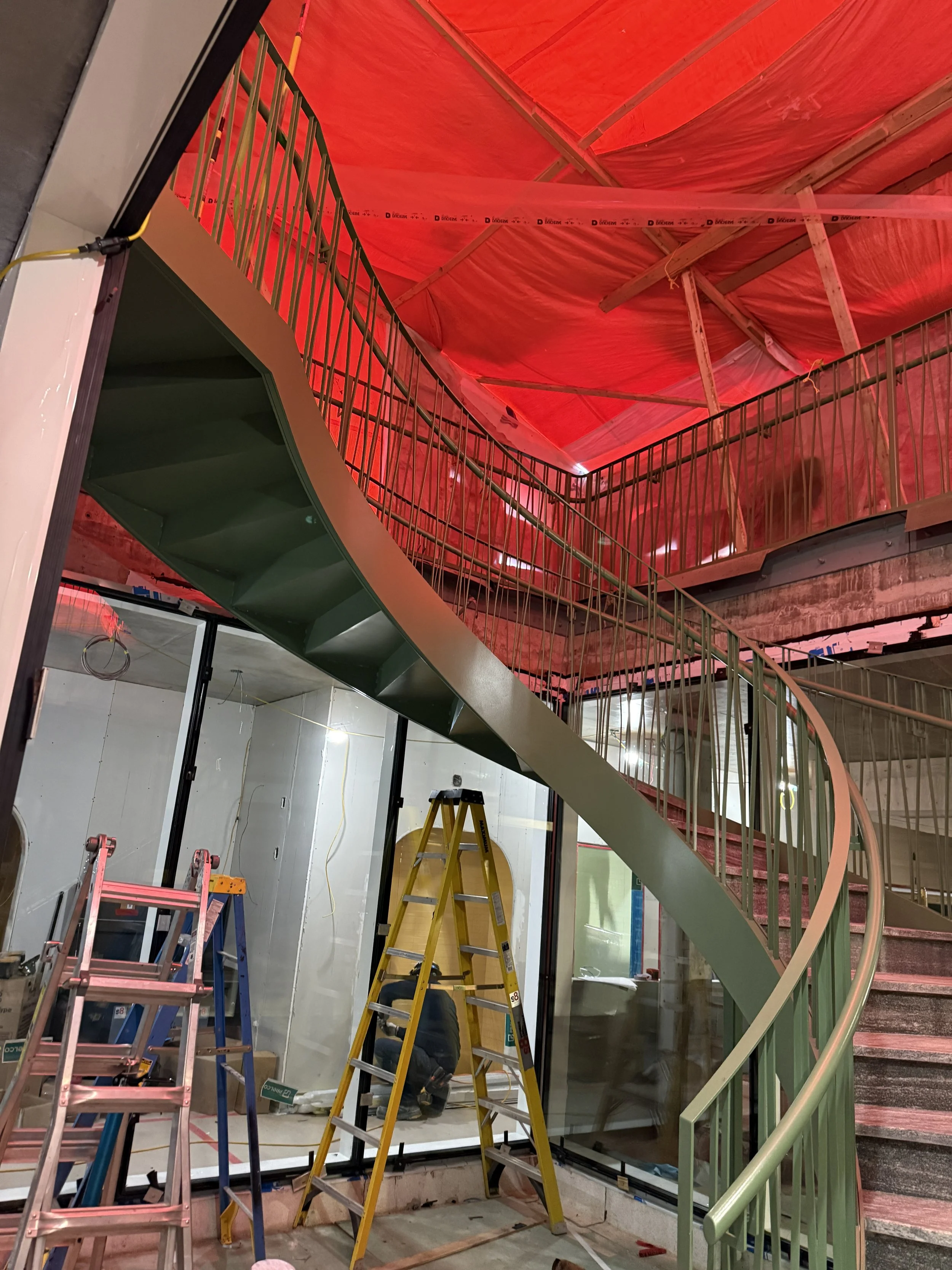 Stairwell to terrace