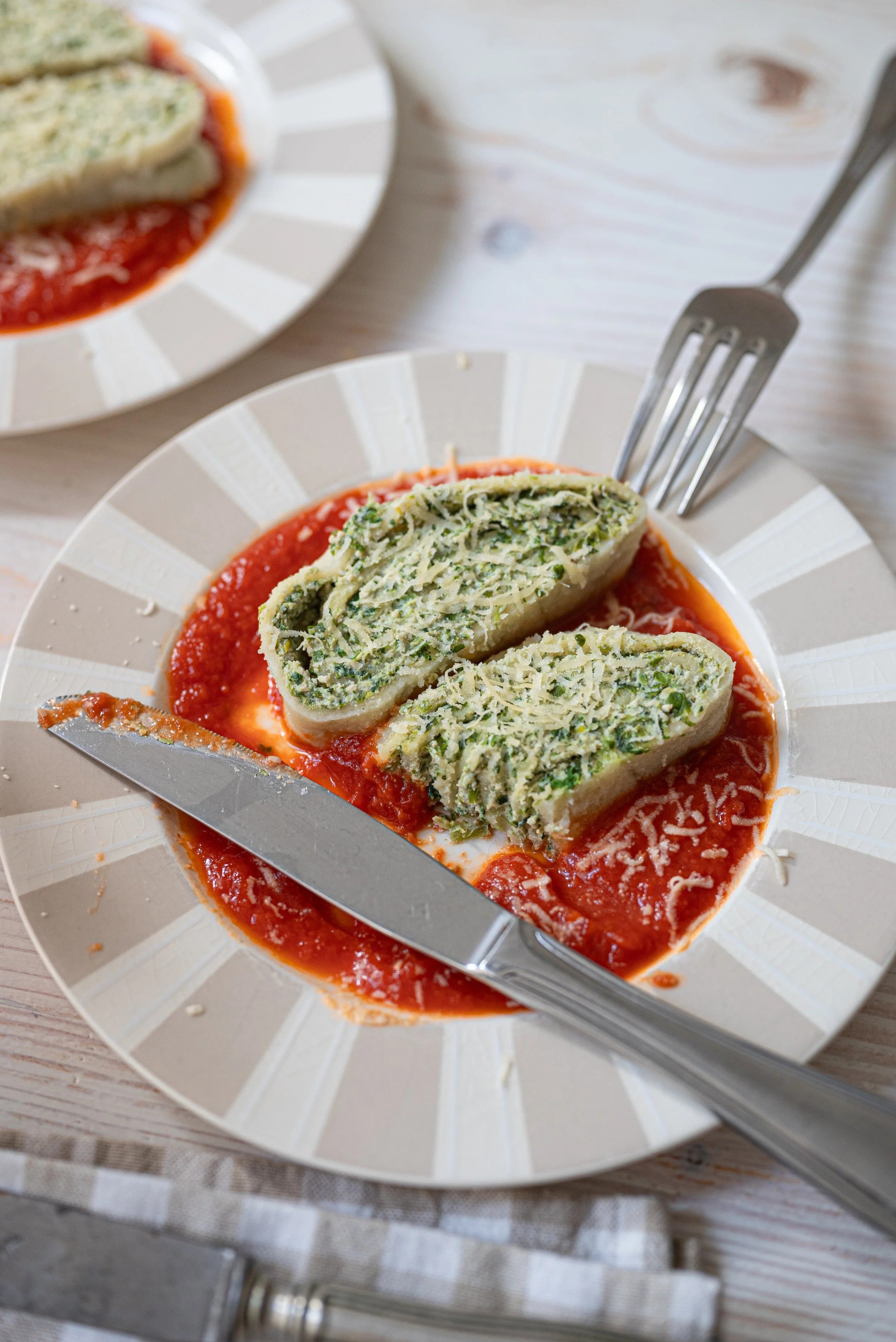 Spinach & Ricotta Rotolo (min 6 pieces)