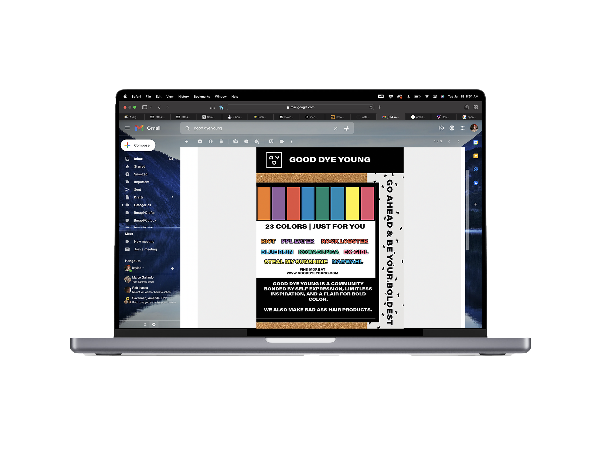 GDY EMAIL MARKETING MOCKUP