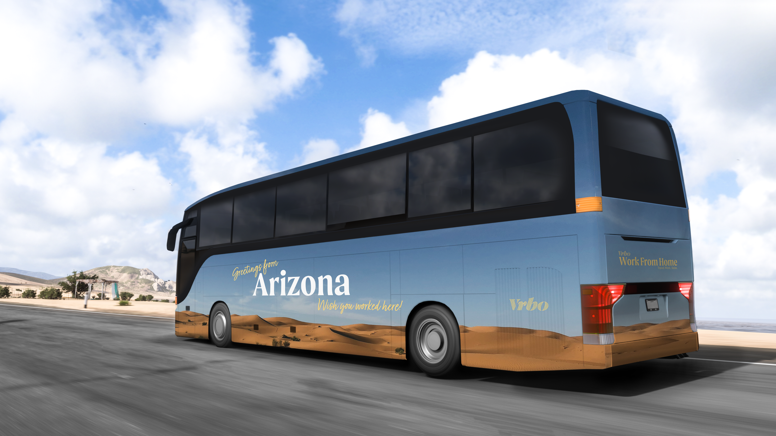Greetings From Arizona Bus Wrap