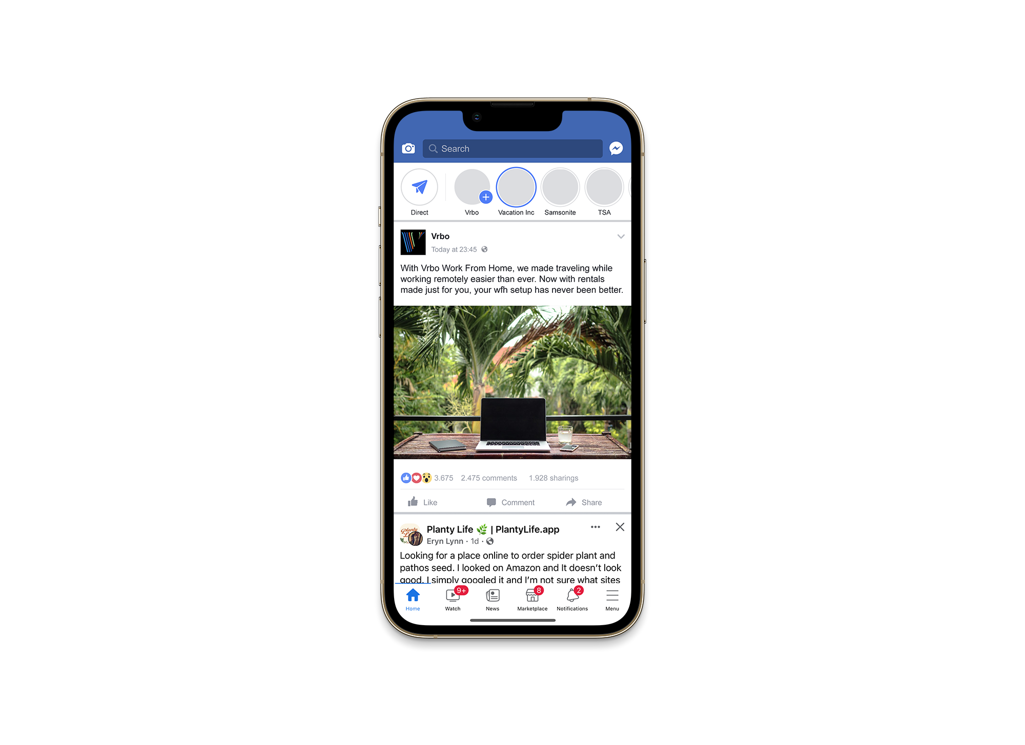 Facebook and LinkedIn Sponsored Posts