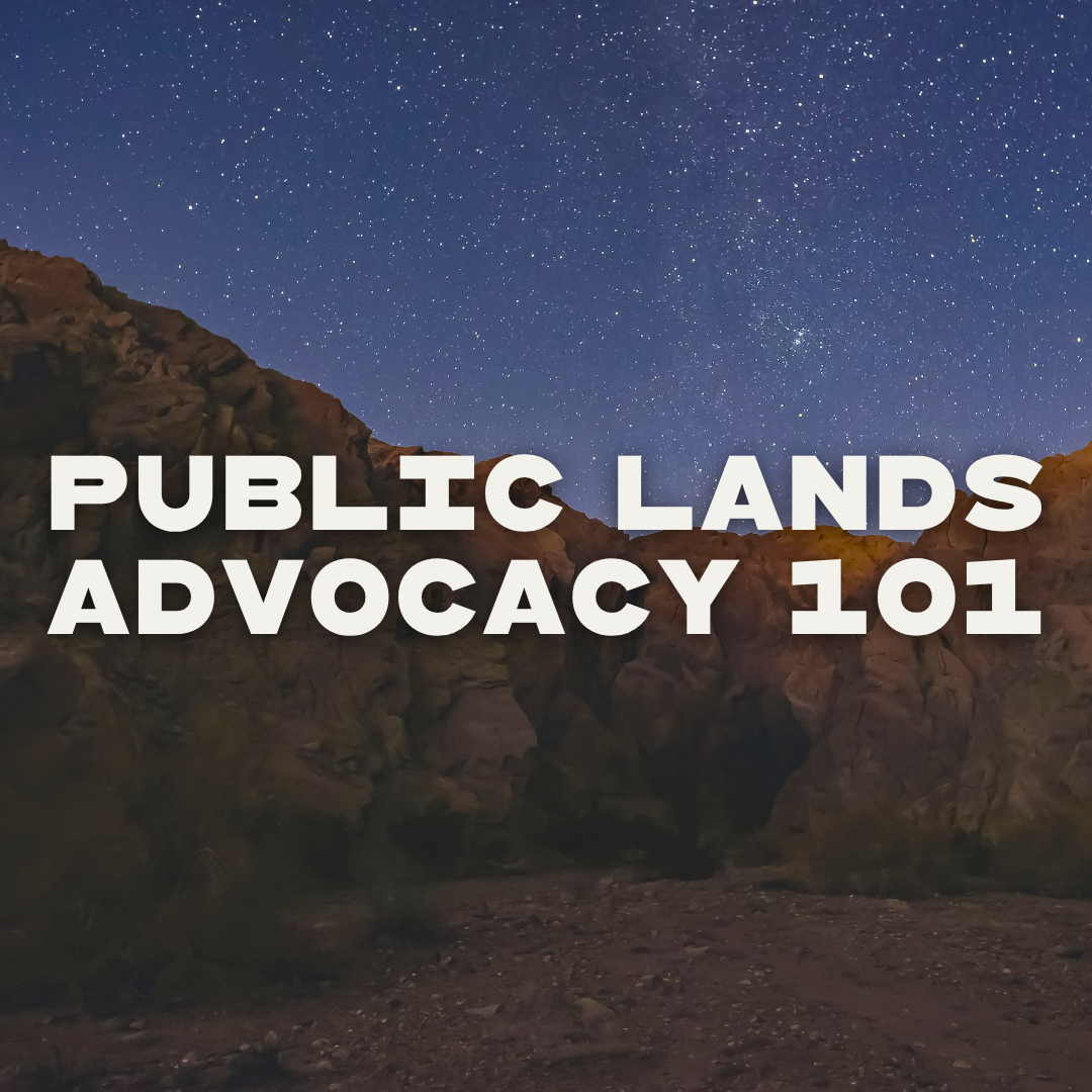 Free virtual training: Public Lands Advocacy 101