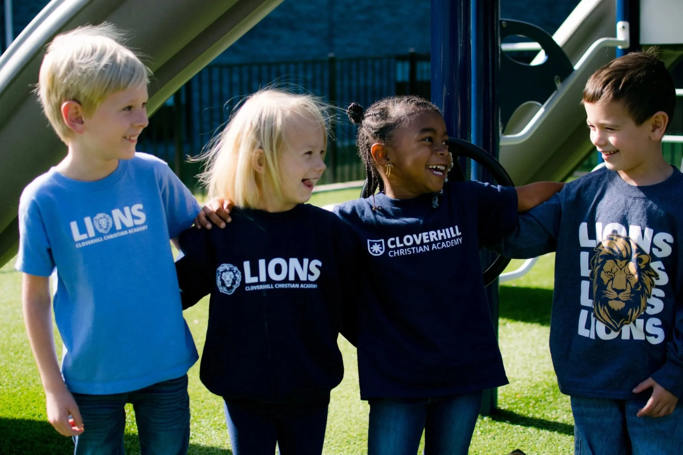 Picture of students at a private christian school serving Midlothian and Chesterfield