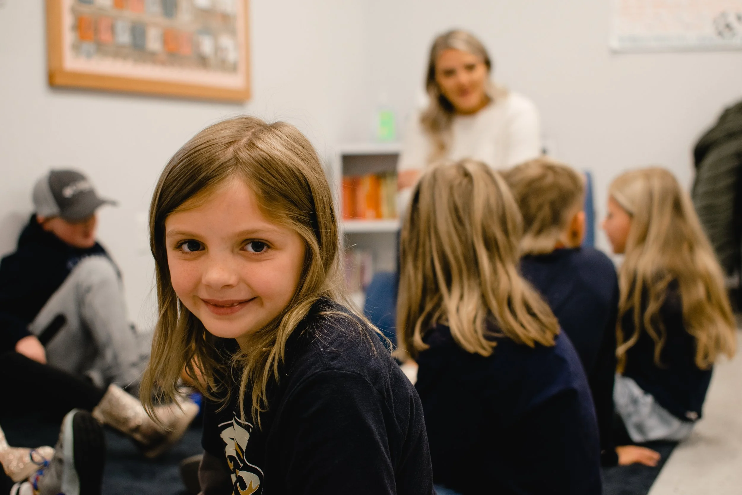 Picture of students at a private christian school serving Midlothian and Chesterfield