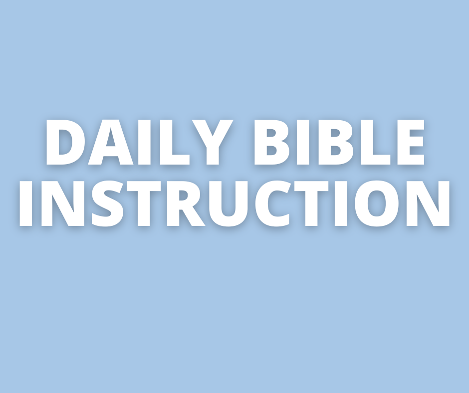 Daily bible instruction at private christian school in Midlothian and Chesterfield