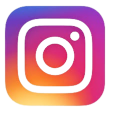 Instagram logo with a multicolored gradient
