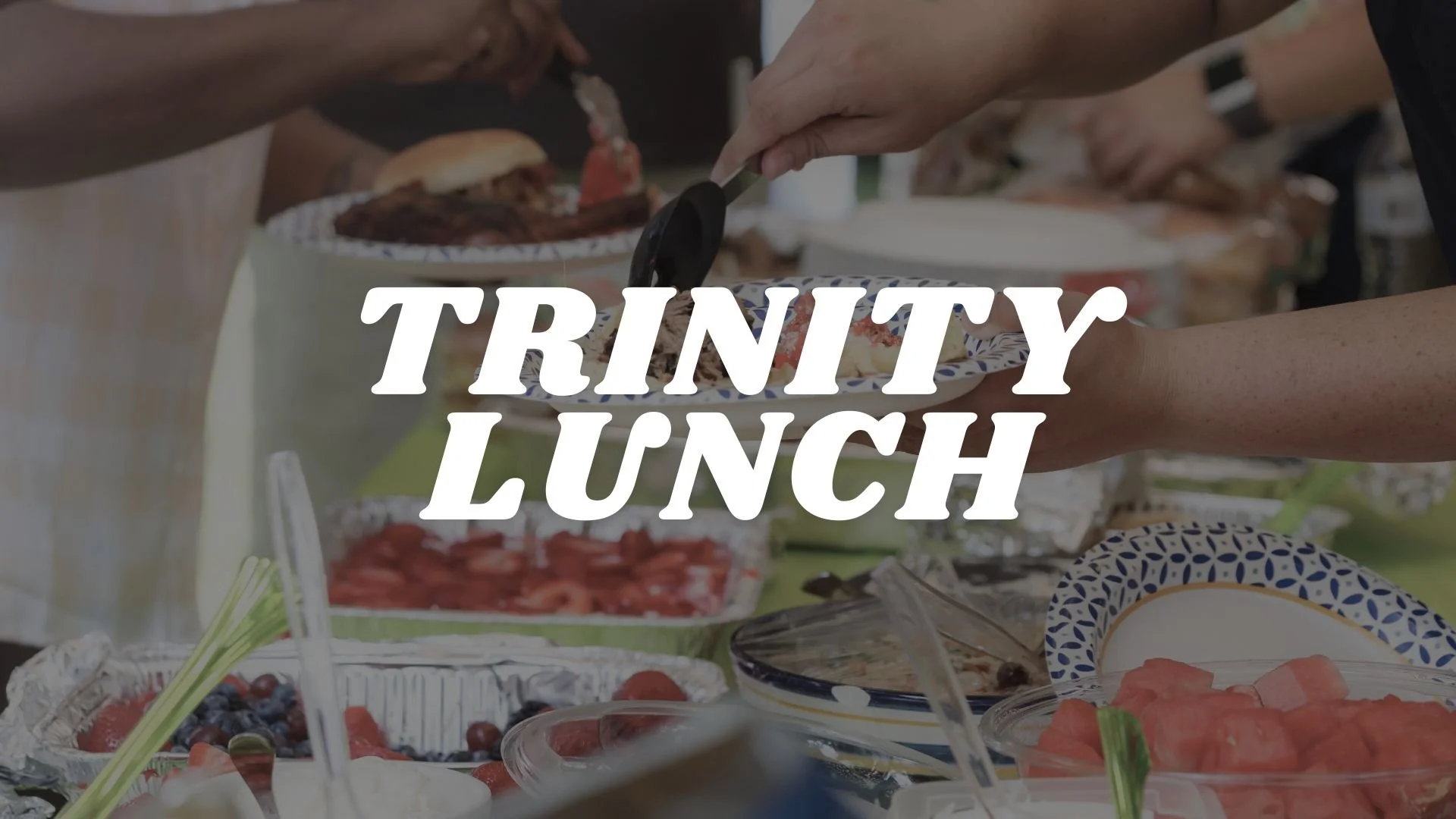 We are in need of volunteers to serve food this coming Sunday at Trinity! Meet at St. Paul's at 12:15pm, and get back to church afterwards at 3:30pm. Thanks!