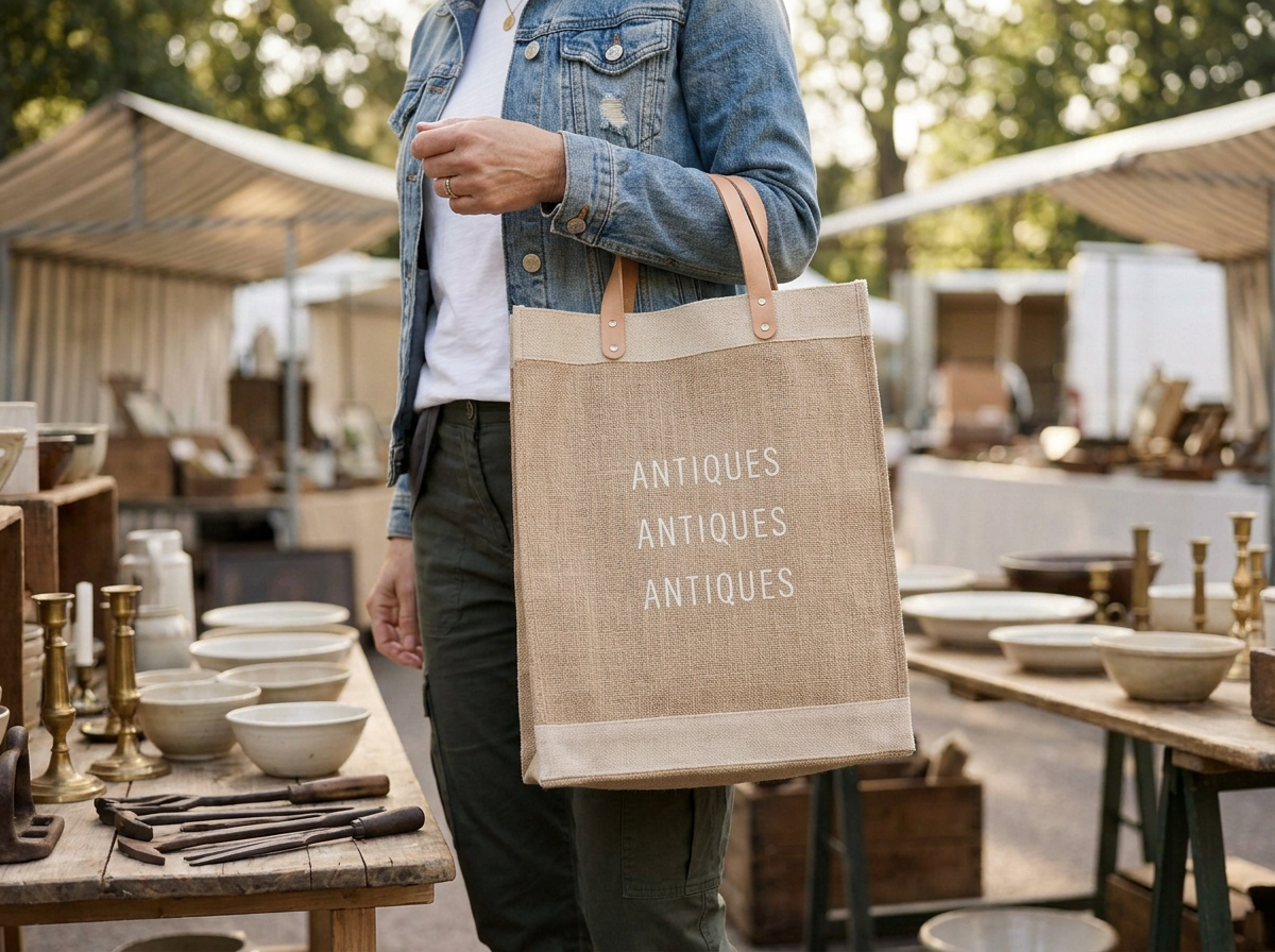 "Antiques" Market Bag (Pre-Order)
