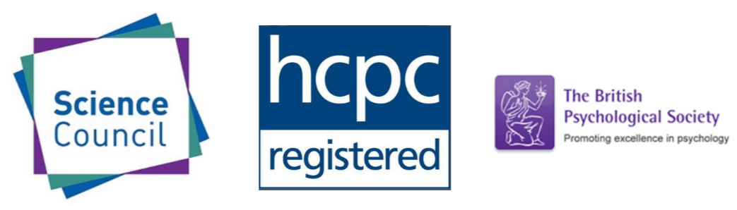 Science council HCPC BPS logos
