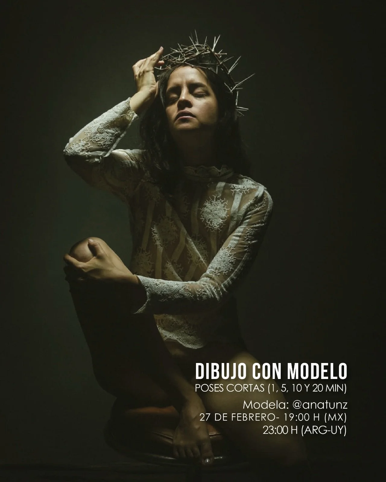 Viernes de dibujo con @anatunz ✍🏼

Te esperamos en Sim&oacute;n Bol&iacute;var 36, Centro Hist&oacute;rico, CDMX en punto de las 7 para que practiques tu dibujo de la figura humana. ✨

Esta sesi&oacute;n libre de dibujo con modelo est&aacute; dirigi