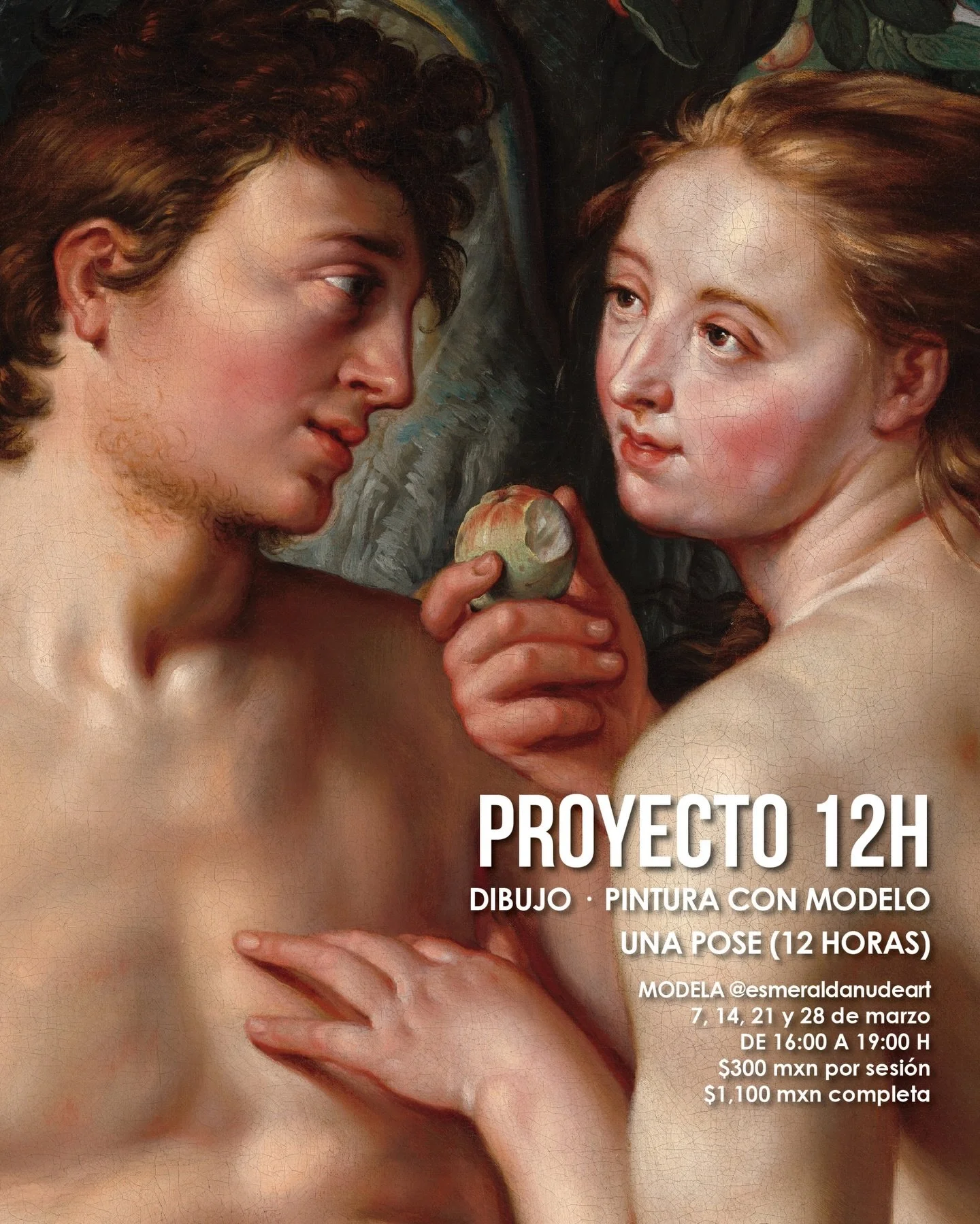Este marzo en Proyecto 12h nos inspiramos en el dinamismo manierista de &ldquo;The Fall of Man&rdquo; de Hendrick Goltzius. 🎨

Te invitamos a participar en las 4 sesiones sabatinas. ✍🏼

Env&iacute;anos un DM para asegurar tu lugar y unirte a este r