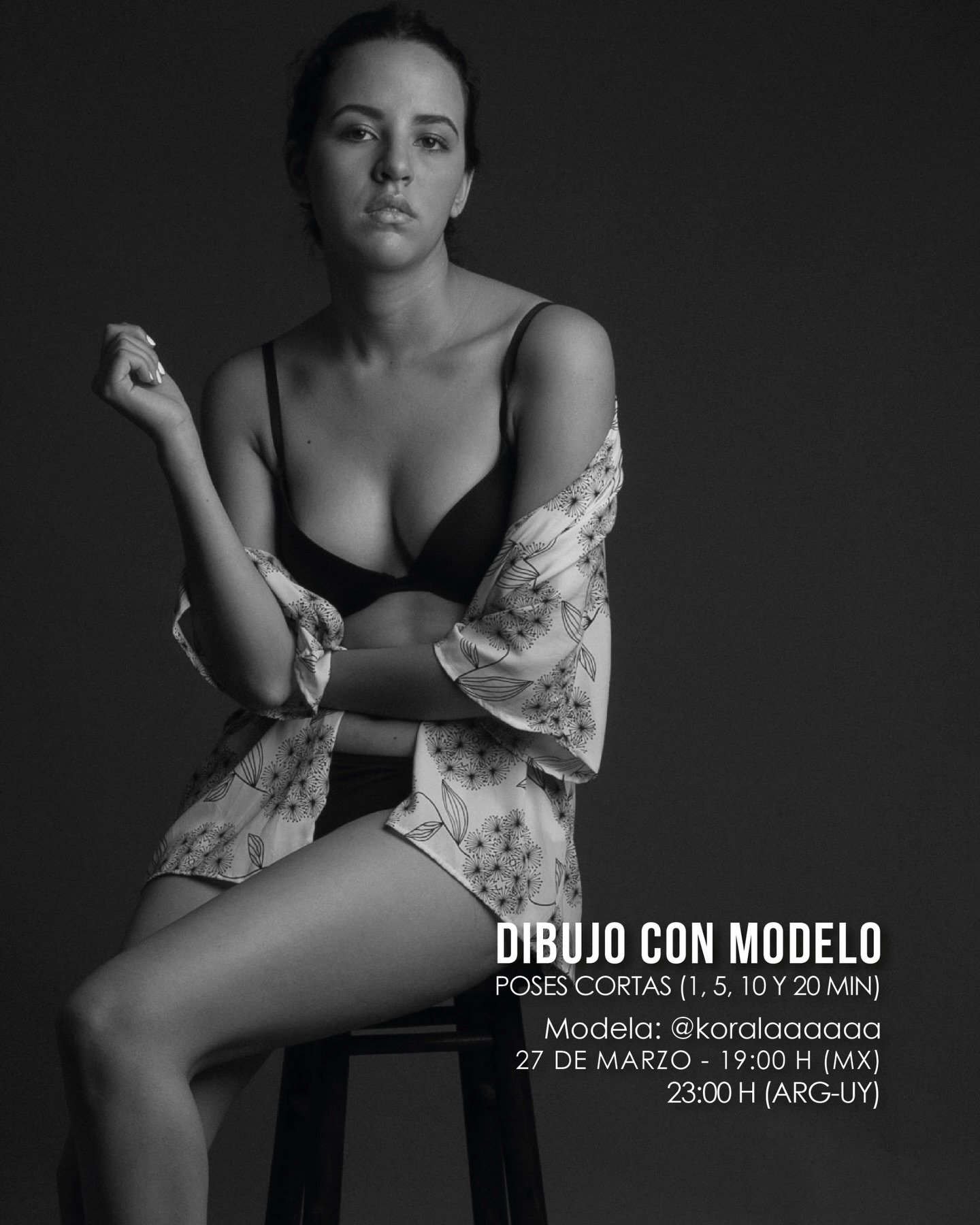 Viernes de Dibujo Con Modelo ✨ en esta ocasi&oacute;n nos acompa&ntilde;a @koralaaaaaa 

Te esperamos en Sim&oacute;n Bol&iacute;var 36, Centro Hist&oacute;rico. 

Todos los niveles son bienvenidos, si no cuentas con materiales aqu&iacute; te proporc