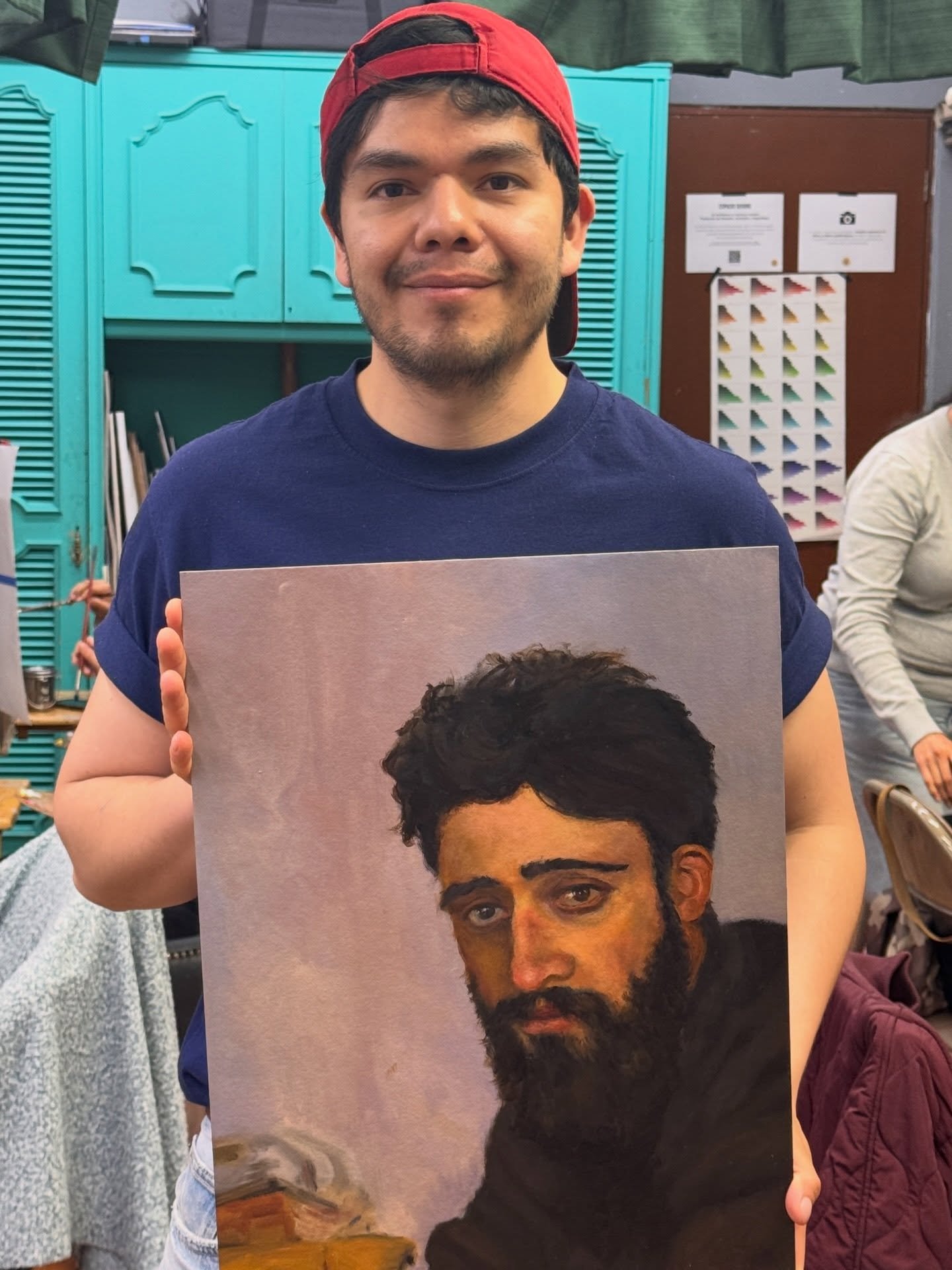 @zackmendoza termin&oacute; su pintura! 🎨 ✨
___
#ateliermesones #clasesdepintura