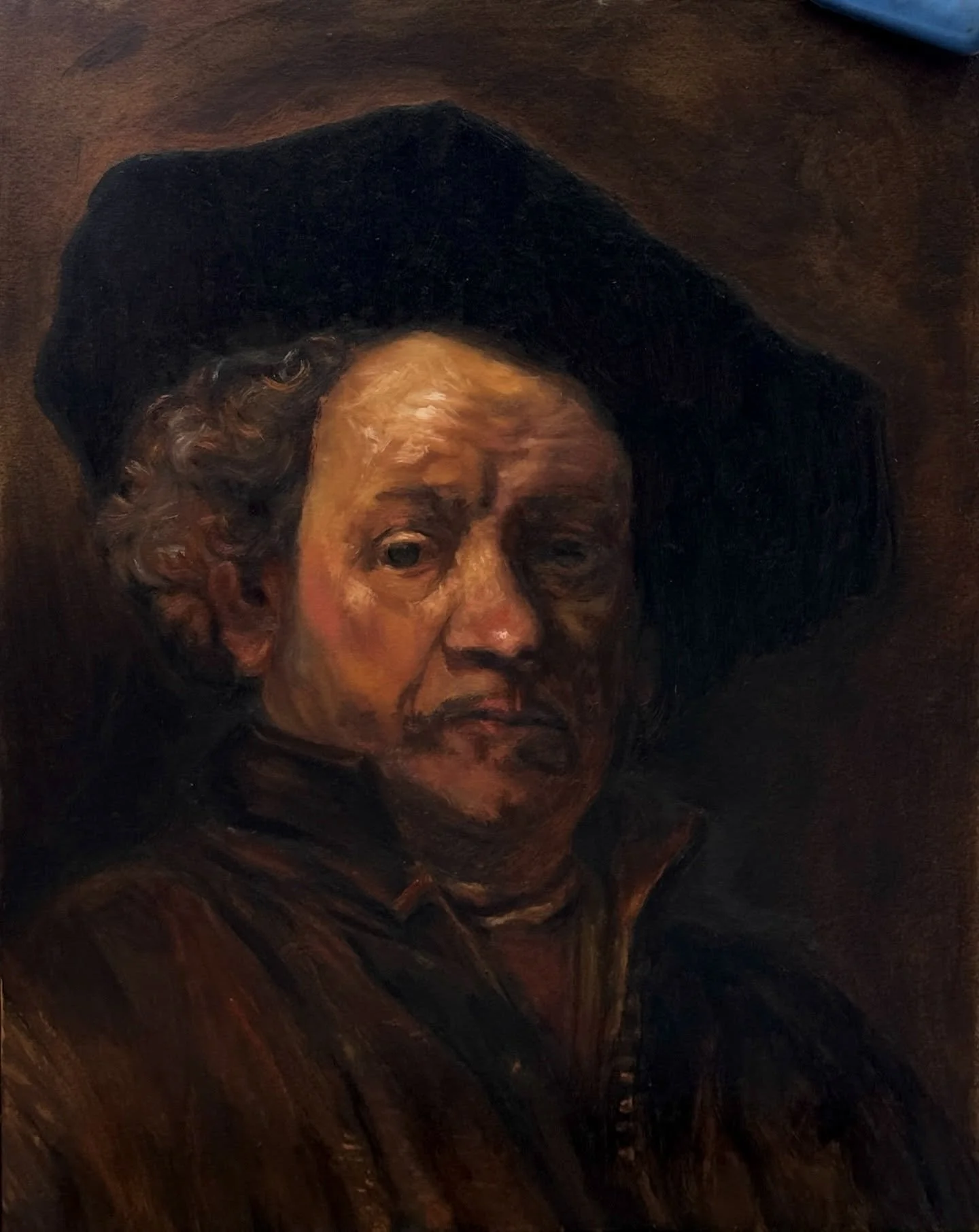 @eddibuja termin&oacute; su pintura! 🎨✨🤩
___
#AtelierMesones #ClasesdePintura