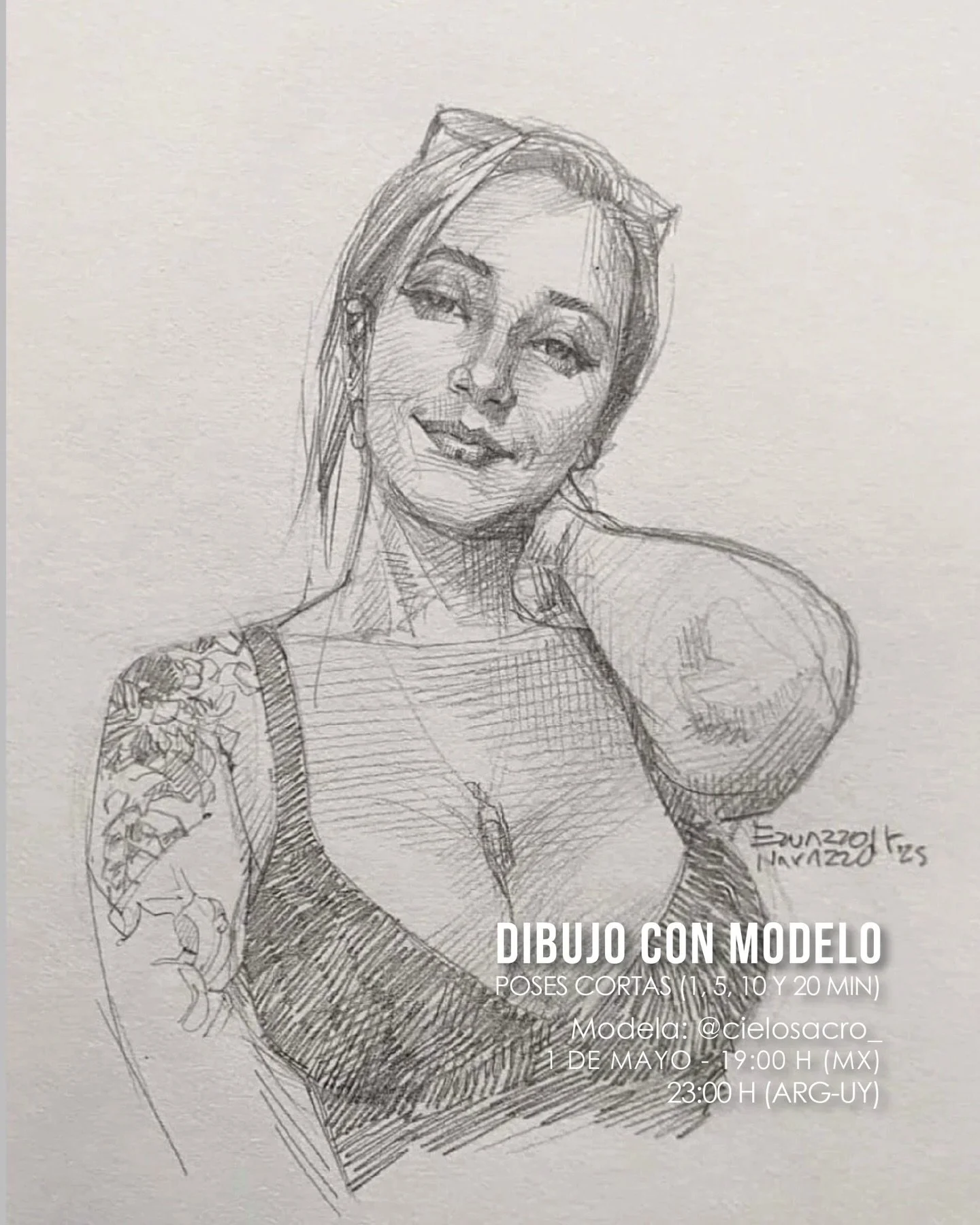 Te esperamos este viernes en Atelier Mesones para dibujar a @cielosacro_ ✨

Nos vemos en Sim&oacute;n Bol&iacute;var 36, Centro Hist&oacute;rico. ✍🏼 Reserva tu lugar en www.ateliermesones.art o mandando mensaje directo 🌞

Si no cuentas con material