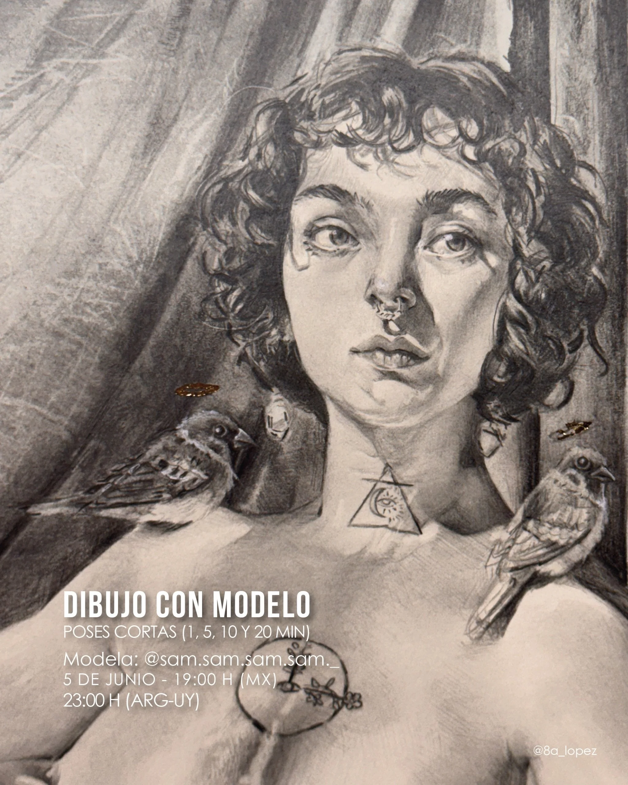 Nos vemos este viernes para nuestra sesi&oacute;n de dibujo con modelo con la participaci&oacute;n de @sam.sam.sam.sam._ ✨

Te esperamos en Sim&oacute;n Bol&iacute;var 36, a las 7 en punto 🙌🏼 papel y l&aacute;pices de cortes&iacute;a. 

Ven a disfr