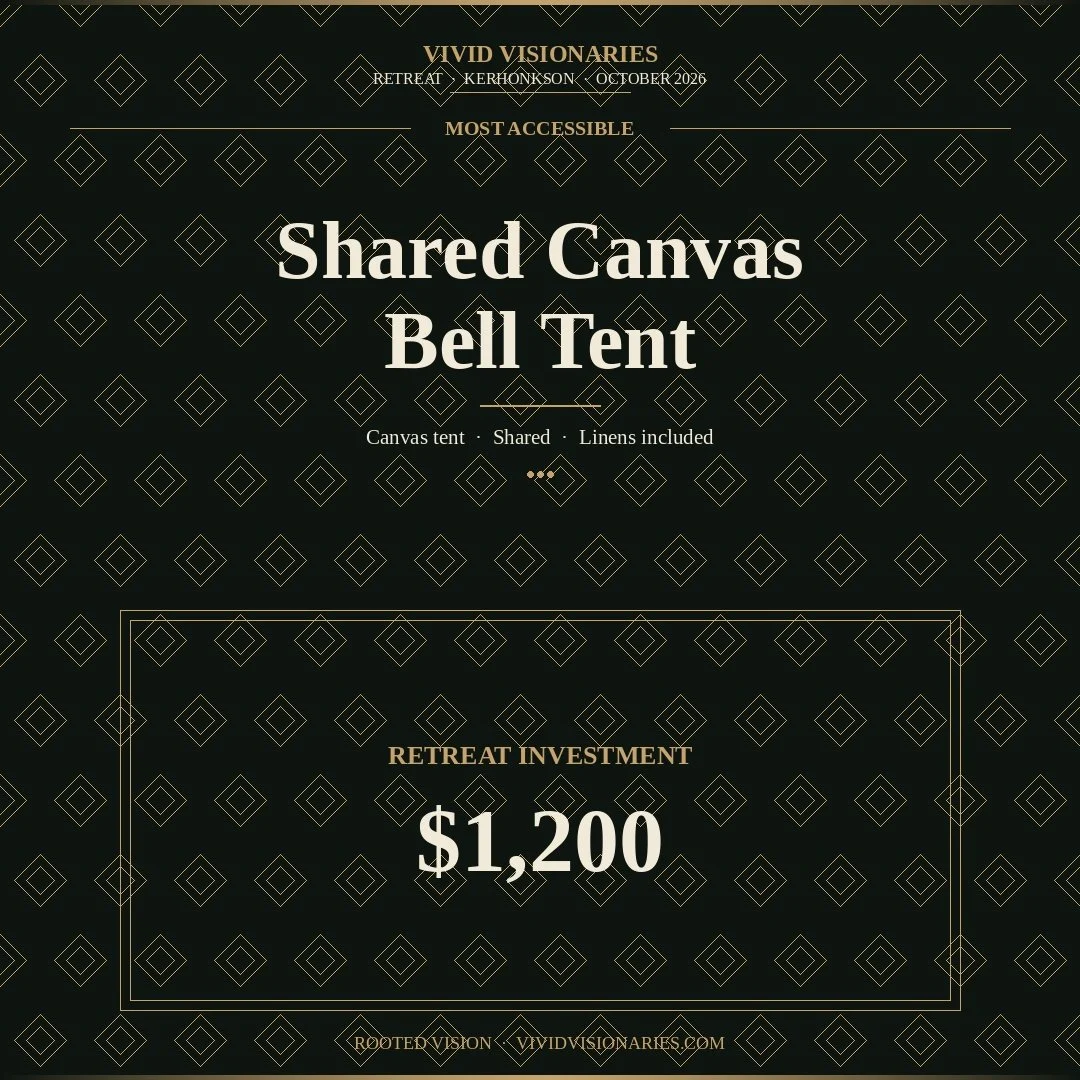 Rooted Vision - Shared Canvas Bell Tent
