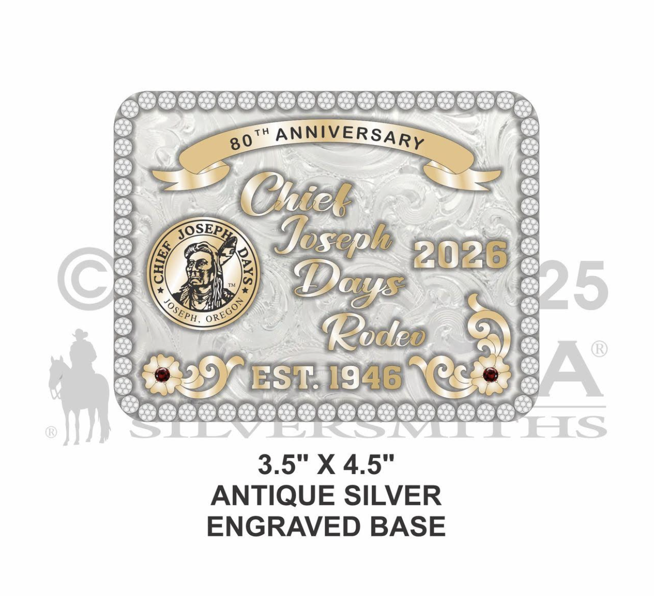 80th Anniversary Commemorative Buckle – Preorder