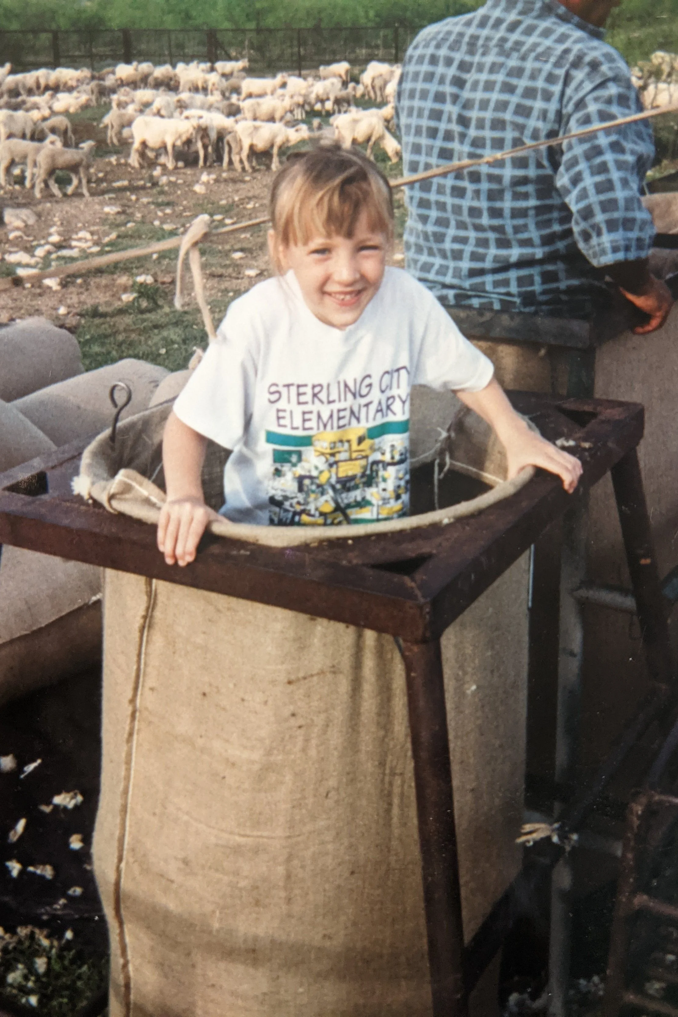 Helping out at the family ranch (1997)