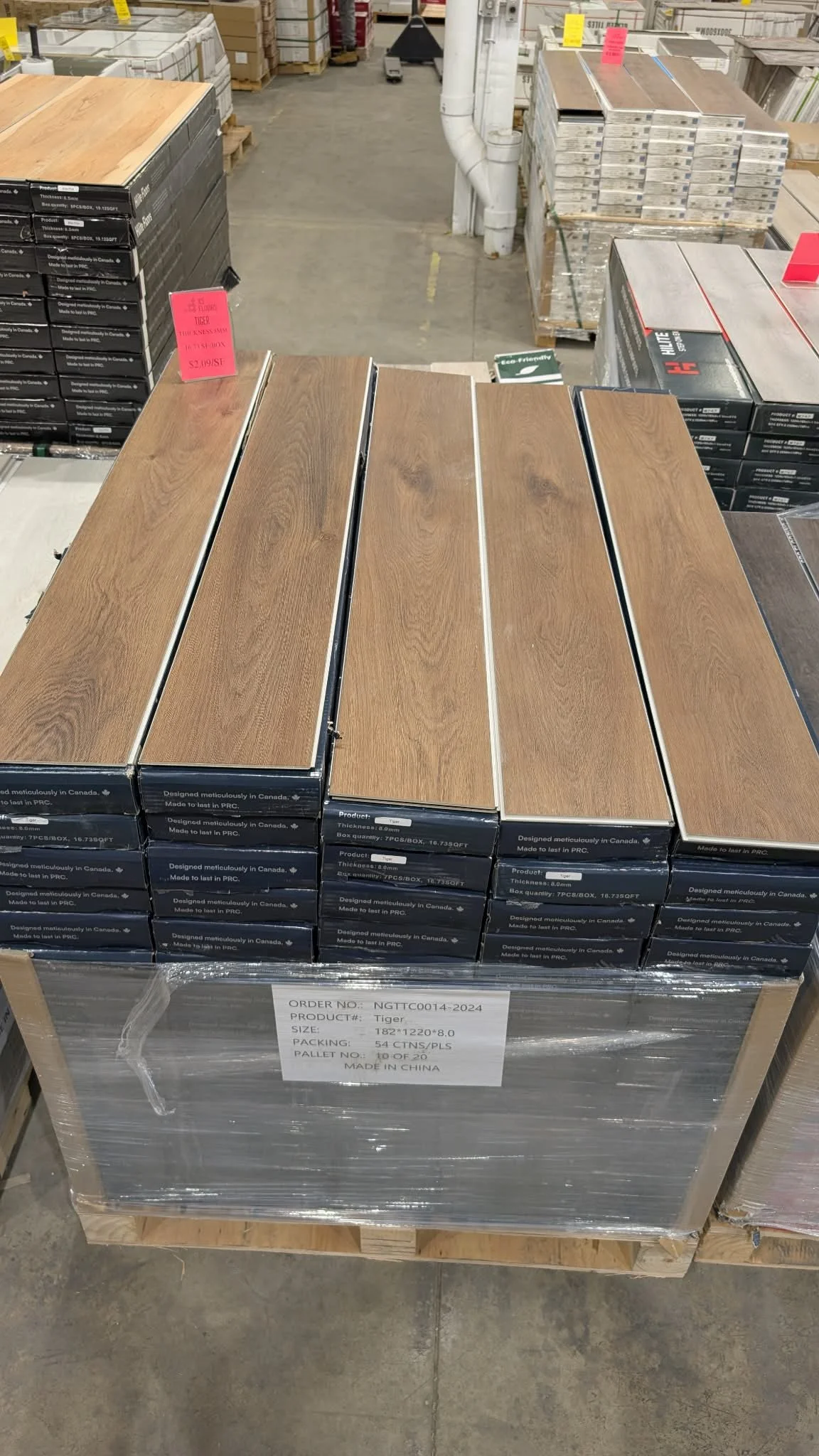 Tiger - 8 mm - $2.09 Sf