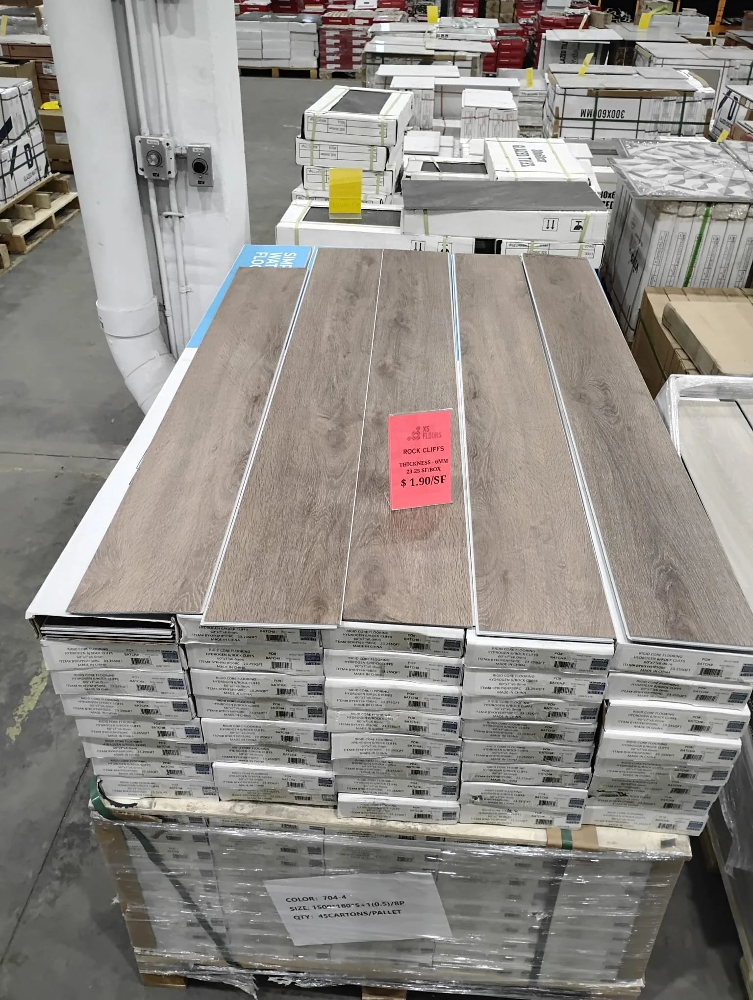 Rock Cliffs - 6 mm - $1.90 Sf