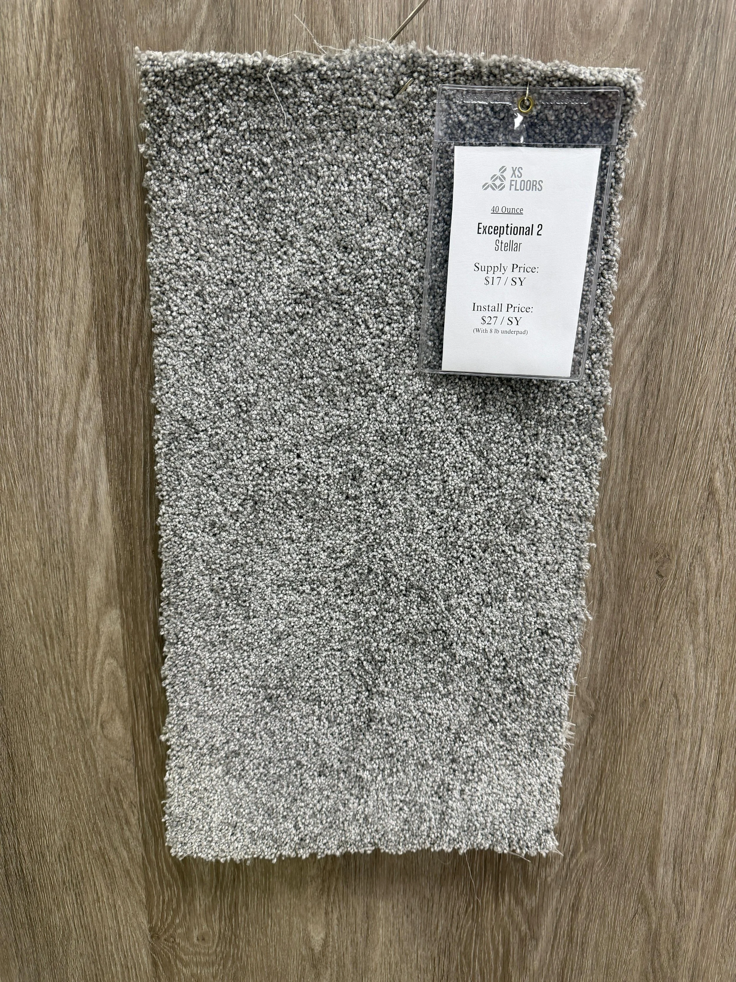 Steller / $1.89 Sf Supplied / $3.00 Sf Supplied & Installed