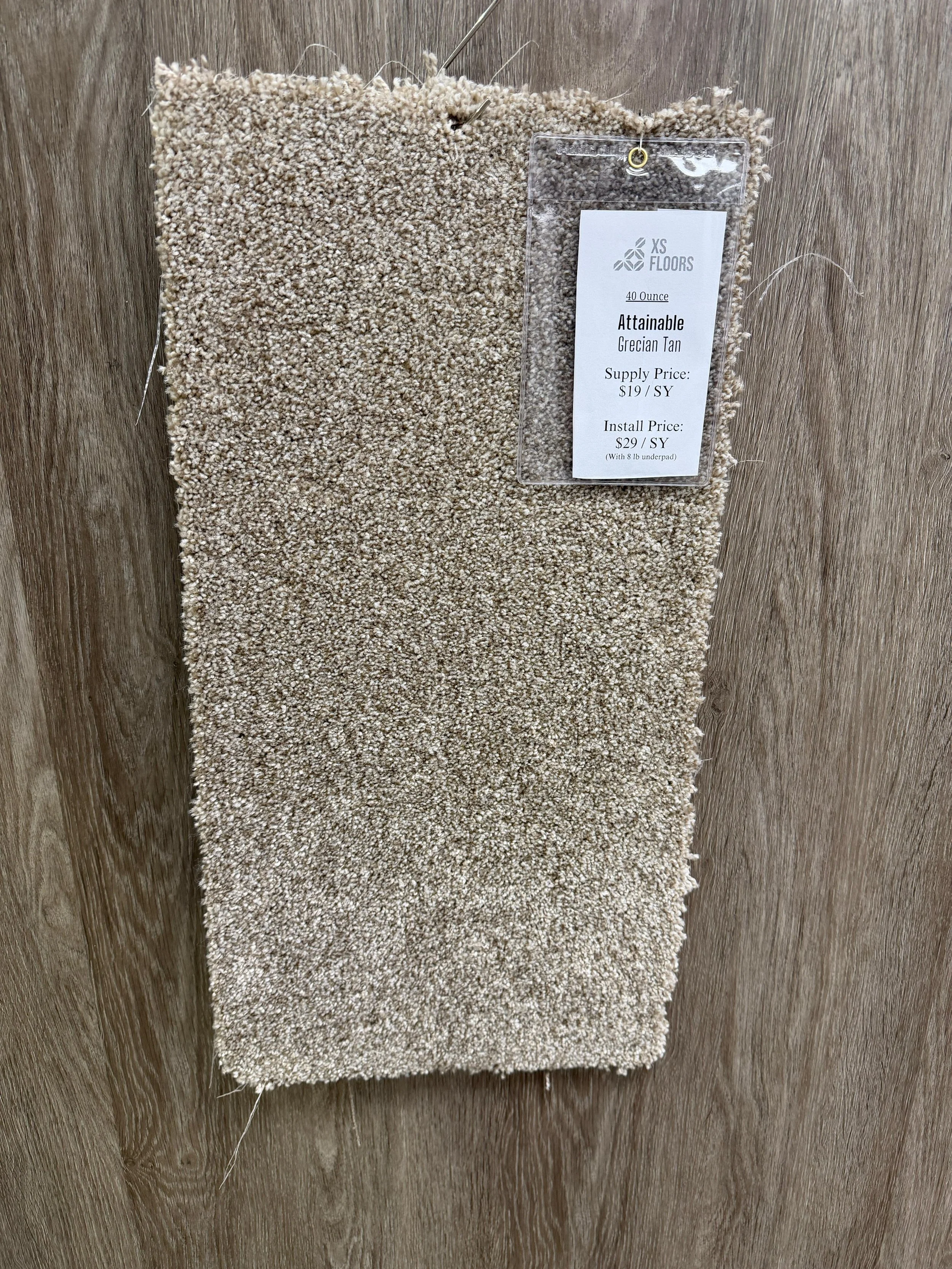 Grecian Tan / $2.11 Sf Supplied / $3.22 Sf Supplied & Installed