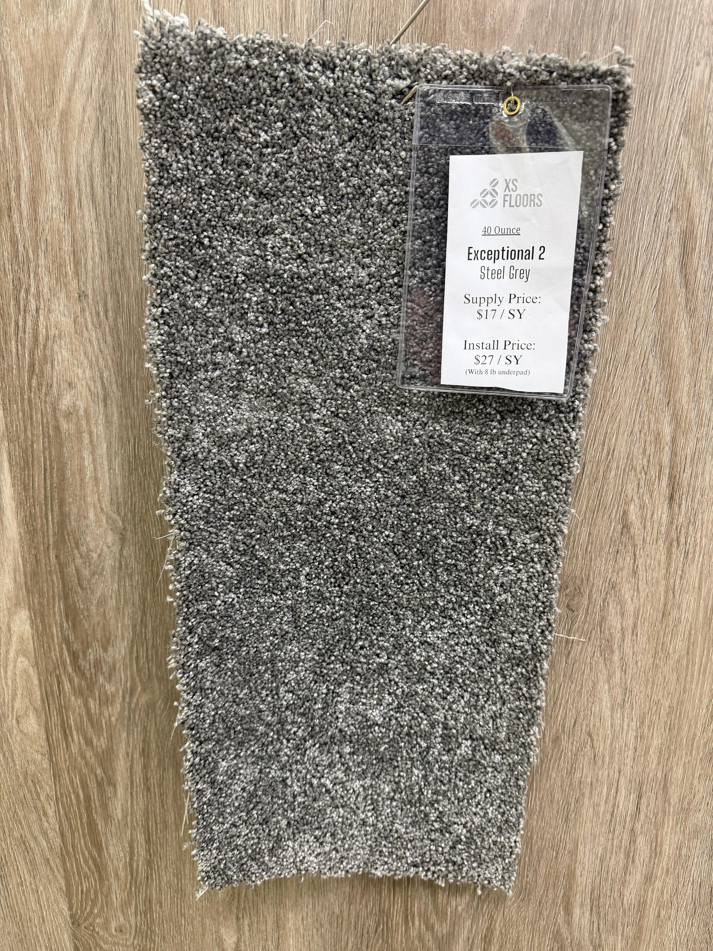 Steel Grey / $1.89 Sf Supplied / $3.00 Sf Supplied & Installed