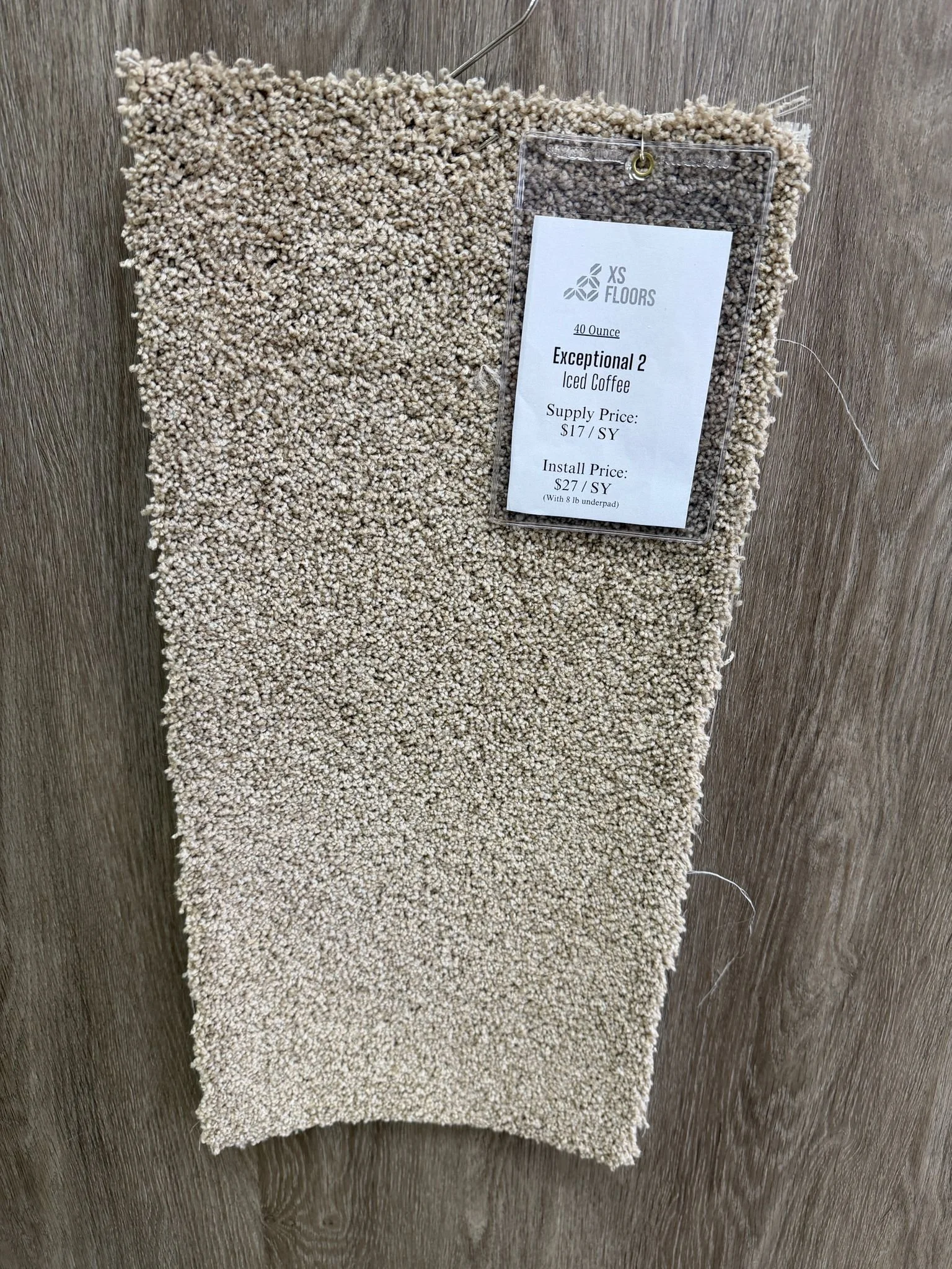 Iced Coffee / $1.89 Sf Supplied / $3.00 Sf Supplied & Installed