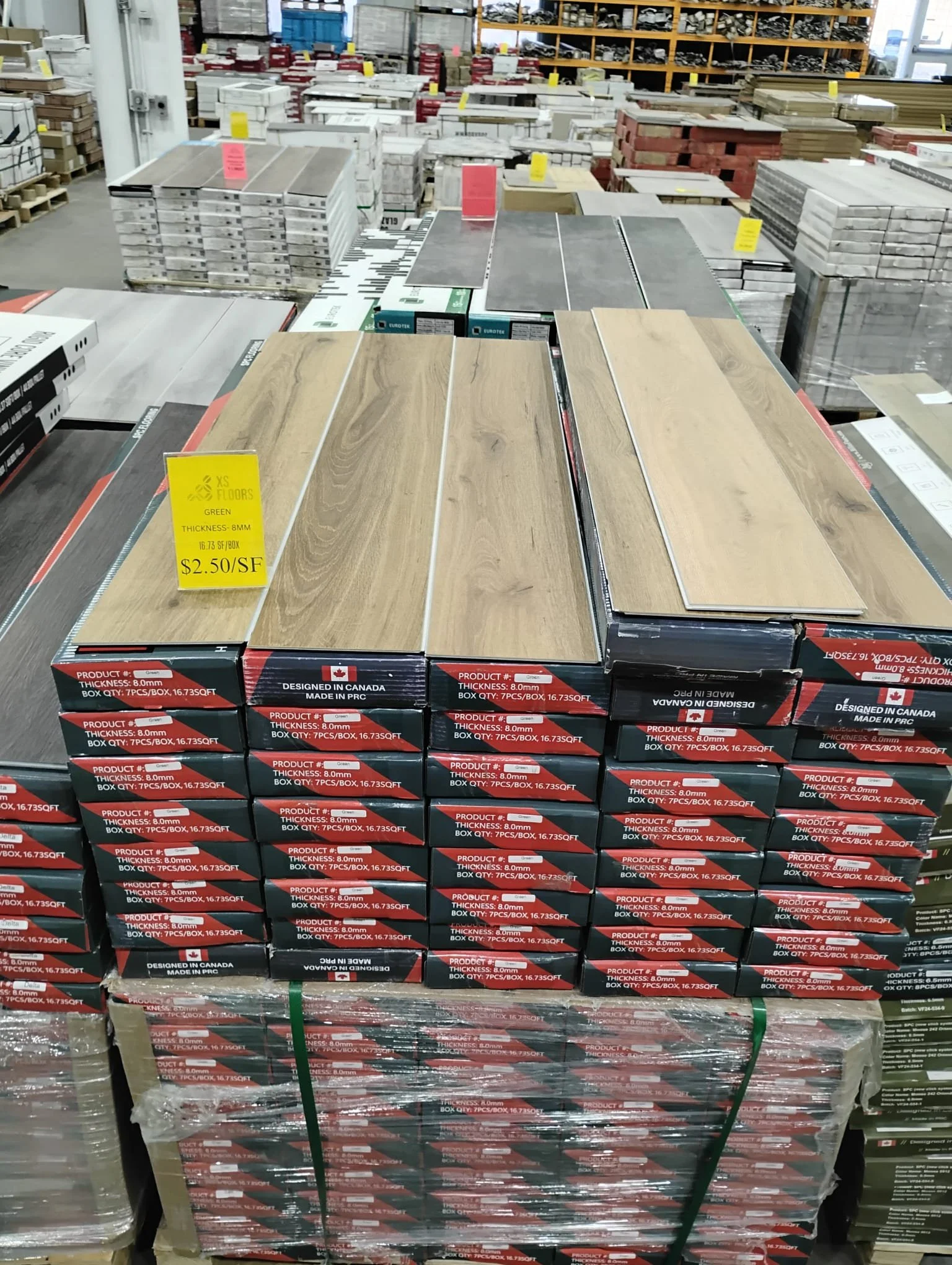 Green - 8 mm - $2.50 Sf