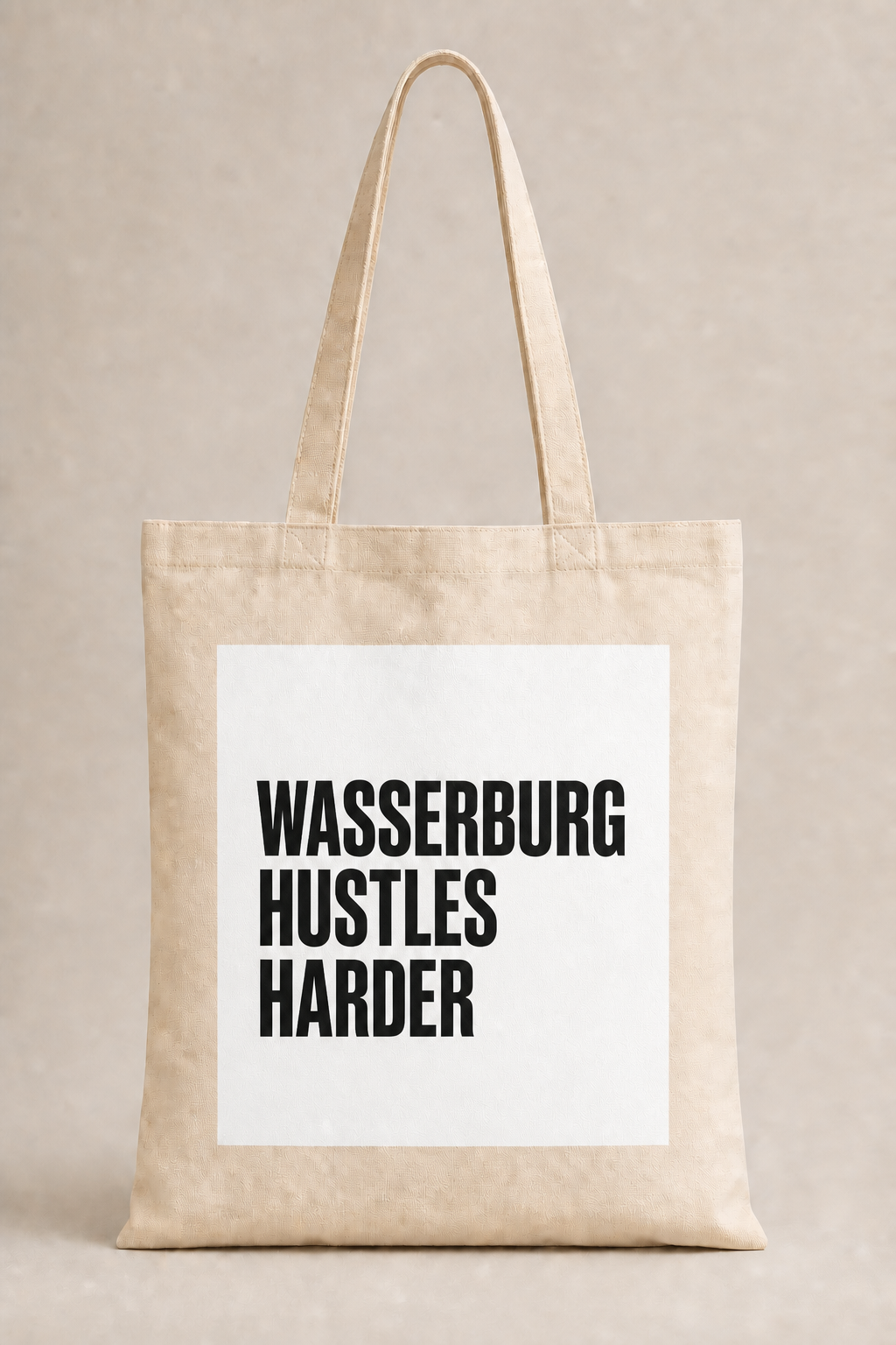 Stofftascherl // WASSERBURG HUSTLES HARDER