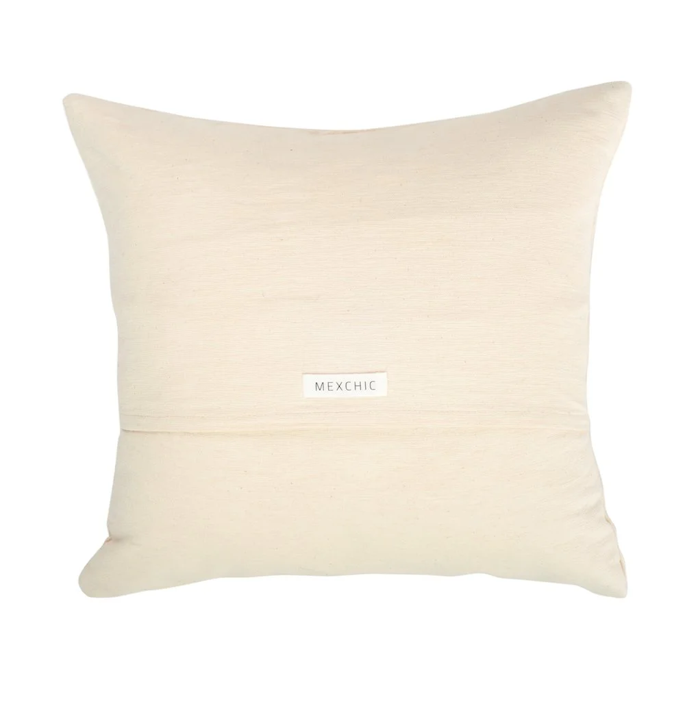 mexchic mexican hand embroidery pillow algodón artesania coin bordado craft boutique store shopping in oaxaca hand made artisan compras tienda moda Mexico artesanal warriors aztec guerreros