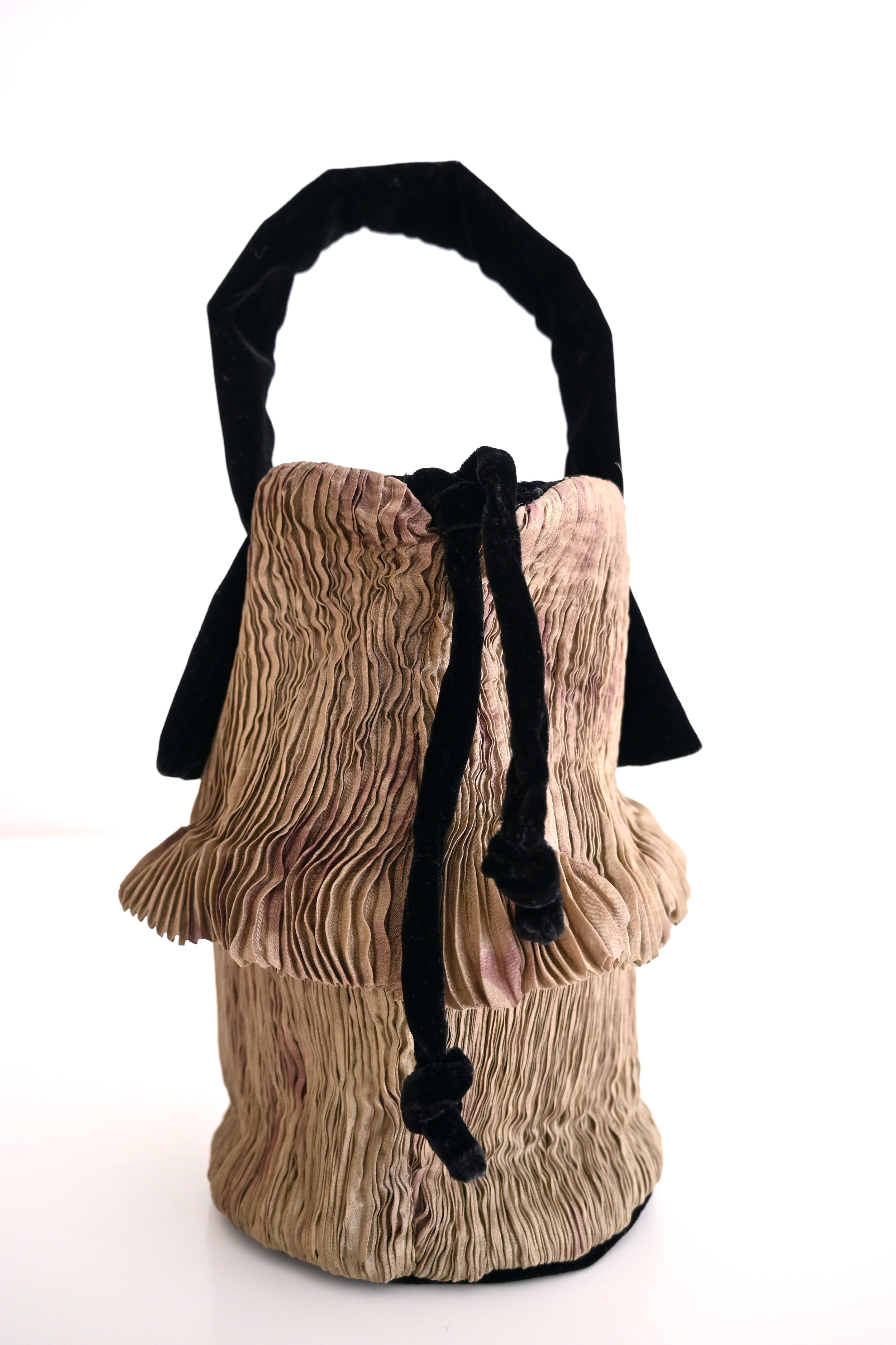 Tehuana Night Pouch, a Wearable Sculpture