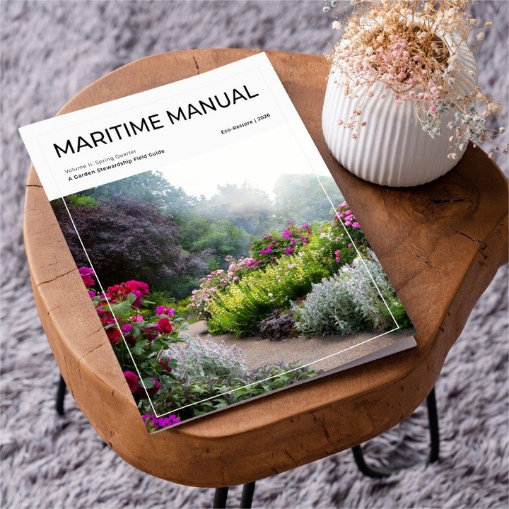 Maritime Manual Volume II: Spring Quarter

What&rsquo;s Inside:
 &bull; Sowing &amp; Harvesting Guides
 &bull; Mechanical Pro Tips
 &bull; Task Lists
 &bull; Maritime Context

http://eco-restore.com/hello

#Northwest #Cascadia #Gardening #Salish #Mar